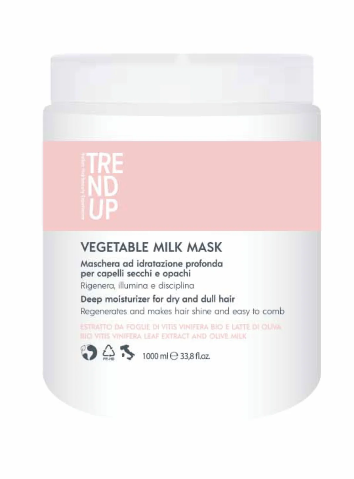 TREND UP Vegetable Milk Mask თმის ნიღაბი მცენარეული რძის პროტეინით 1000 მლ