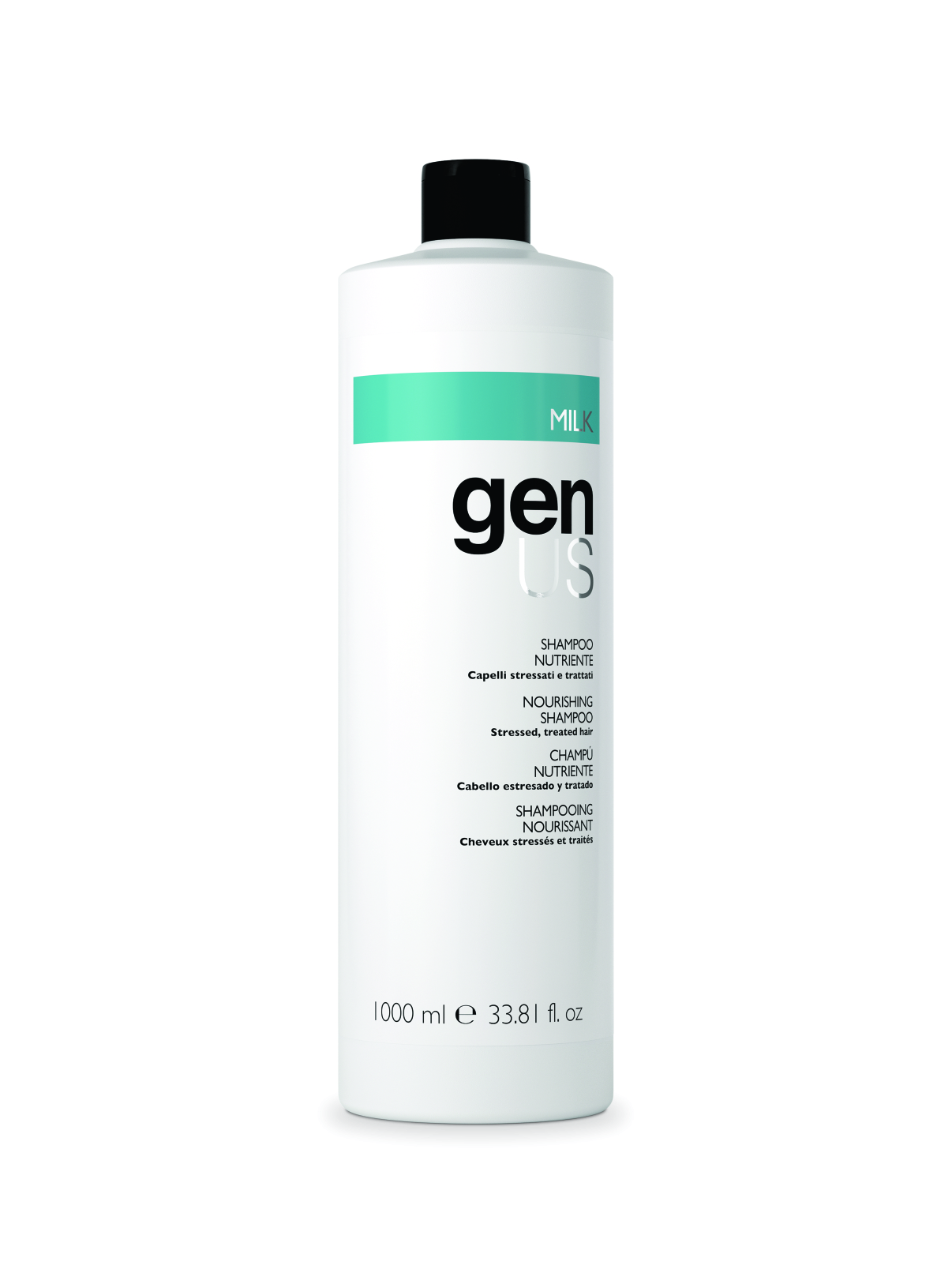 GENUS Milk Nourishing Shampoo მკვებავი შამპუნი რძის ცილებით 1000 მლ / 300 მლ