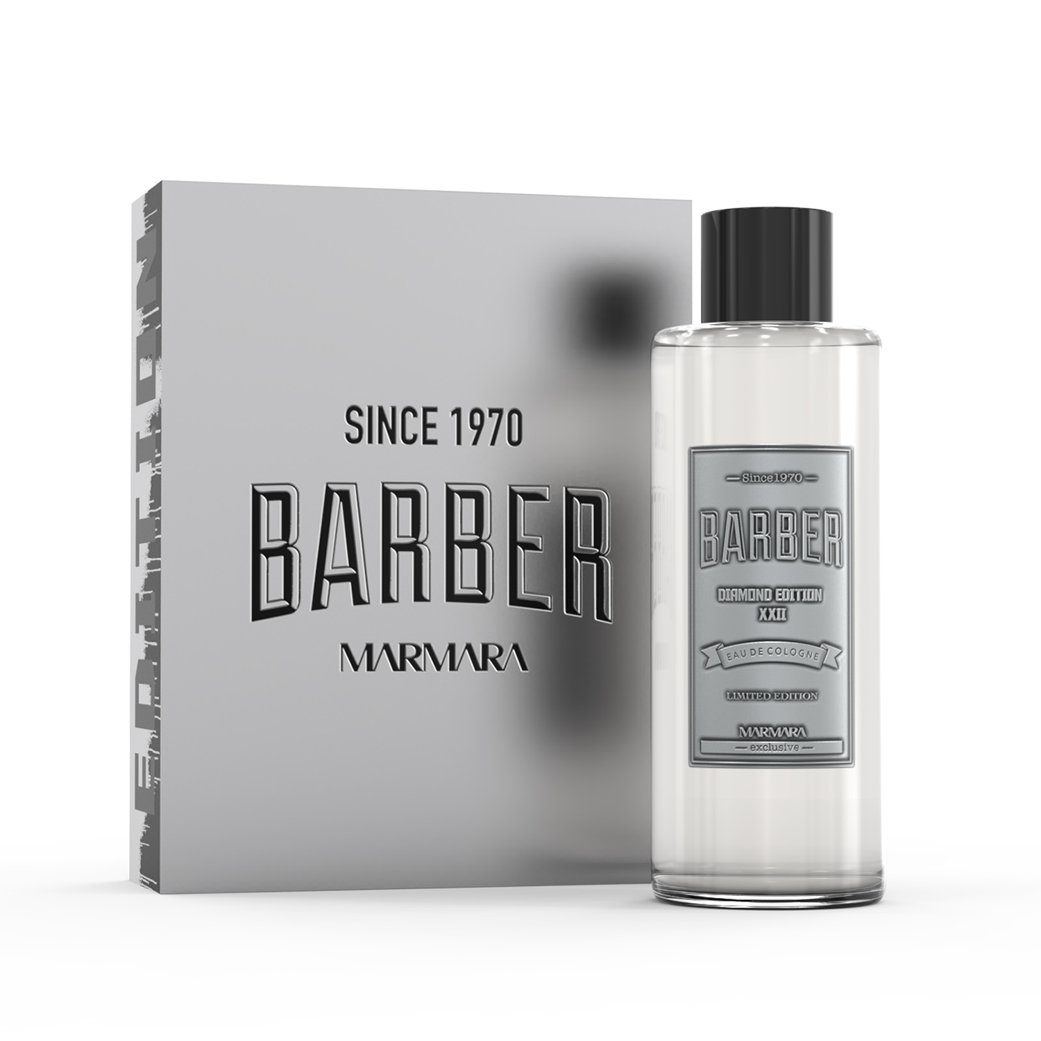 Marmara Barber Eau De Cologne DIAMOND EDITION პარსვის შემდგომი ლოსიონი 500 მლ Glass/შუშა