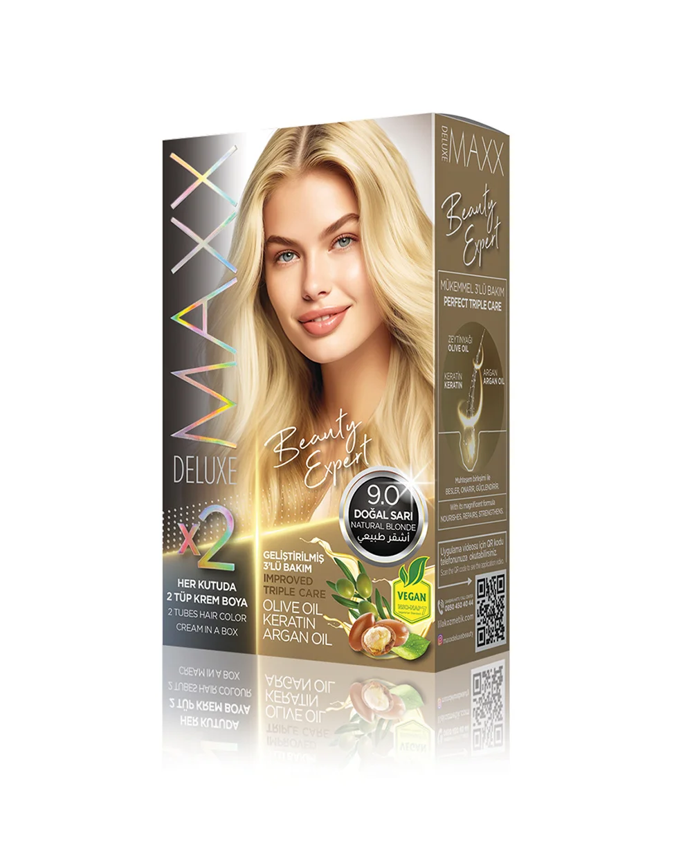 MAXX DELUXE BEAUTY EXPERT თმის სარებავი