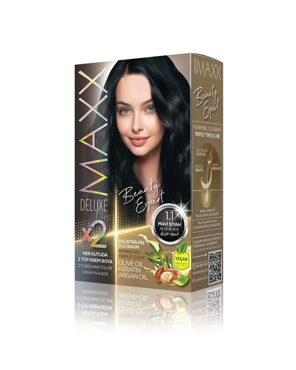 MAXX DELUXE BEAUTY EXPERT თმის სარებავი
