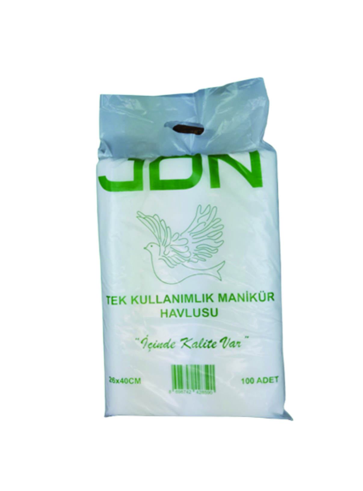 მანიკურის ერთჯერადი პირსახოცი 100 ც