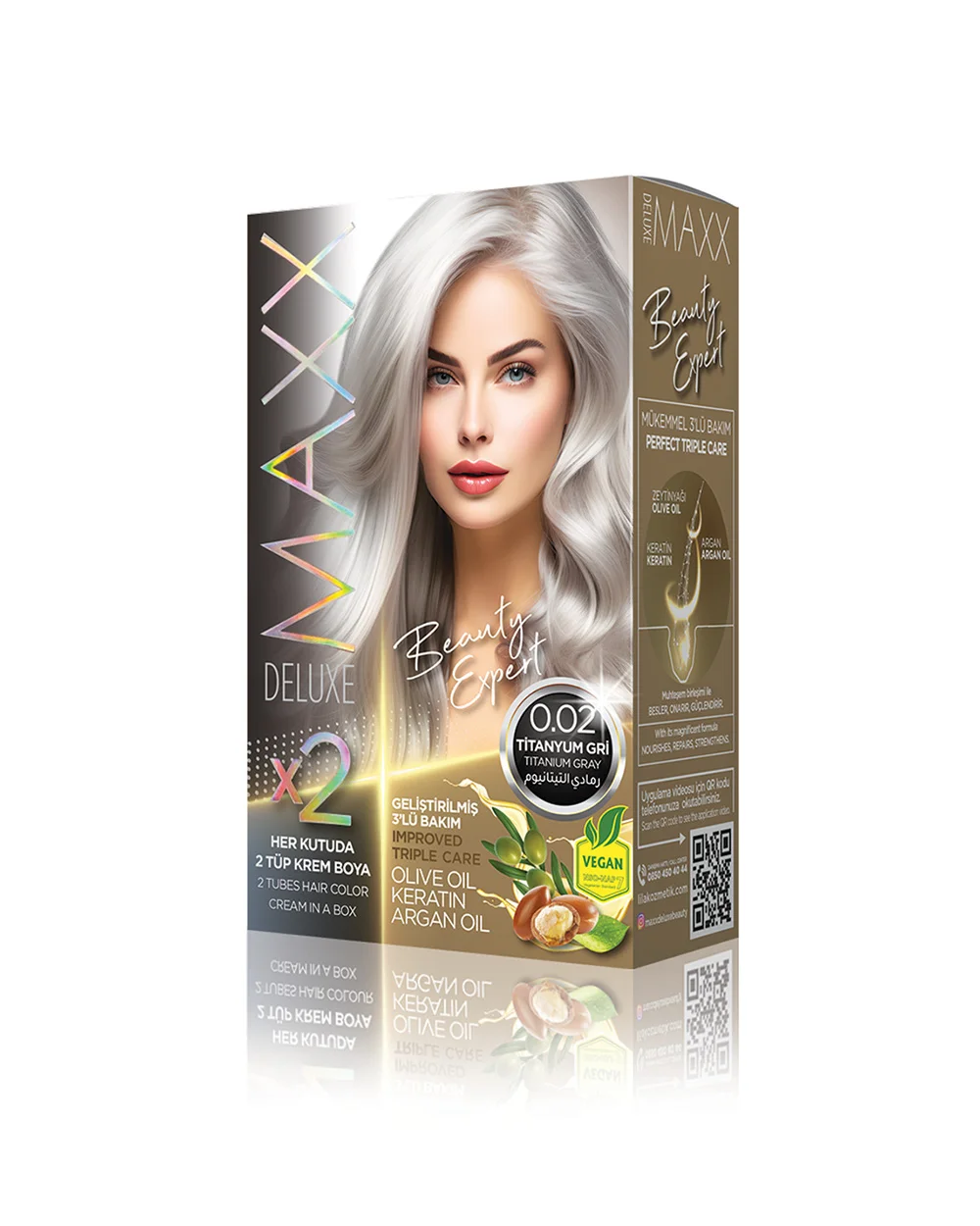 MAXX DELUXE BEAUTY EXPERT თმის სარებავი