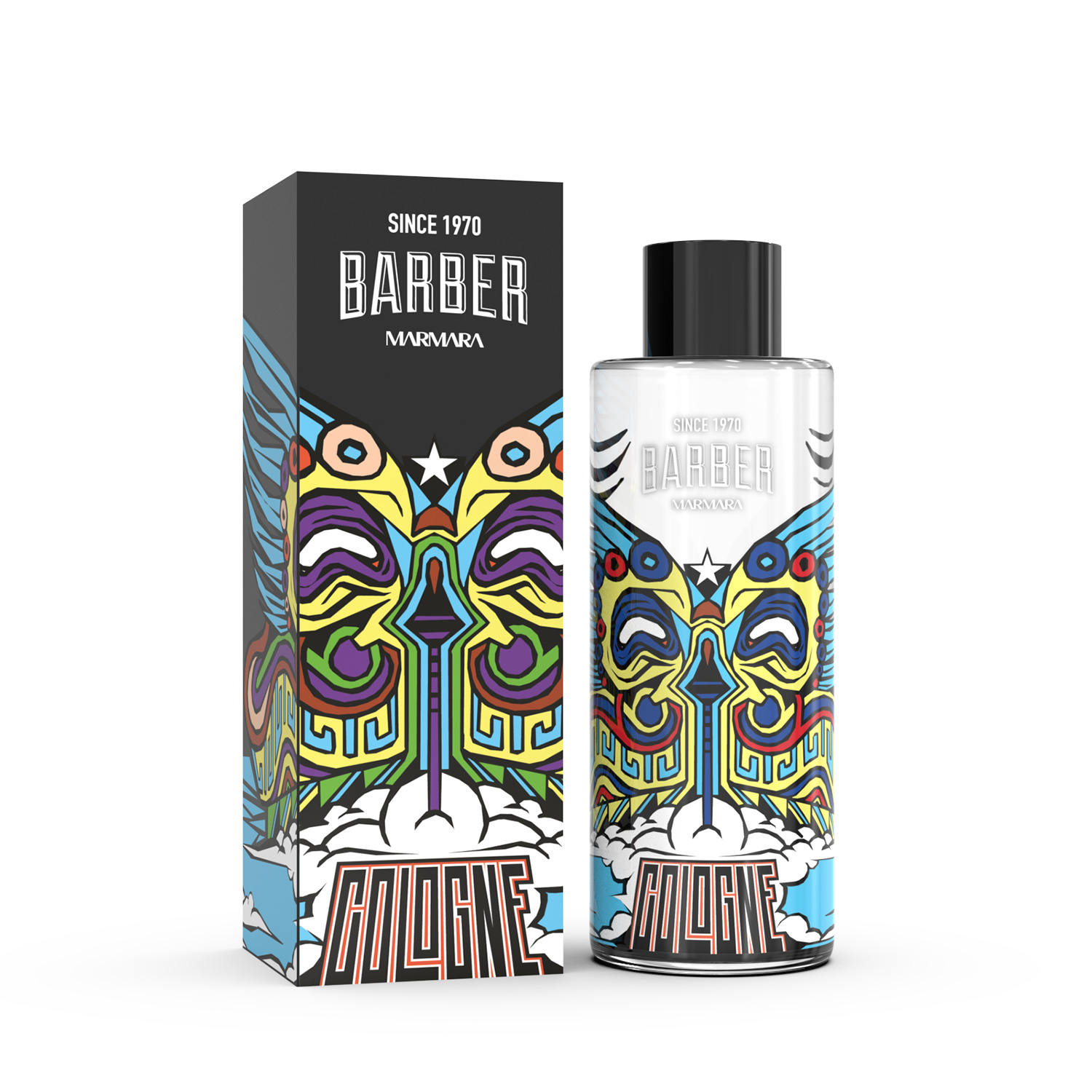 Marmara Barber Eau De Cologne PUERTO RICO პარსვის შემდგომი ლოსიონი 500 მლ Glass/შუშა