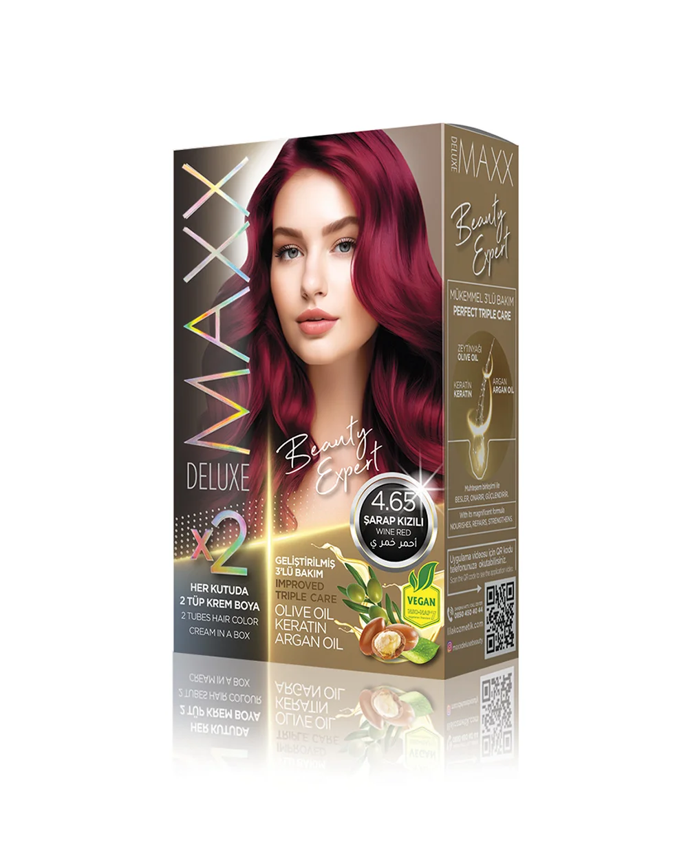 MAXX DELUXE BEAUTY EXPERT თმის სარებავი