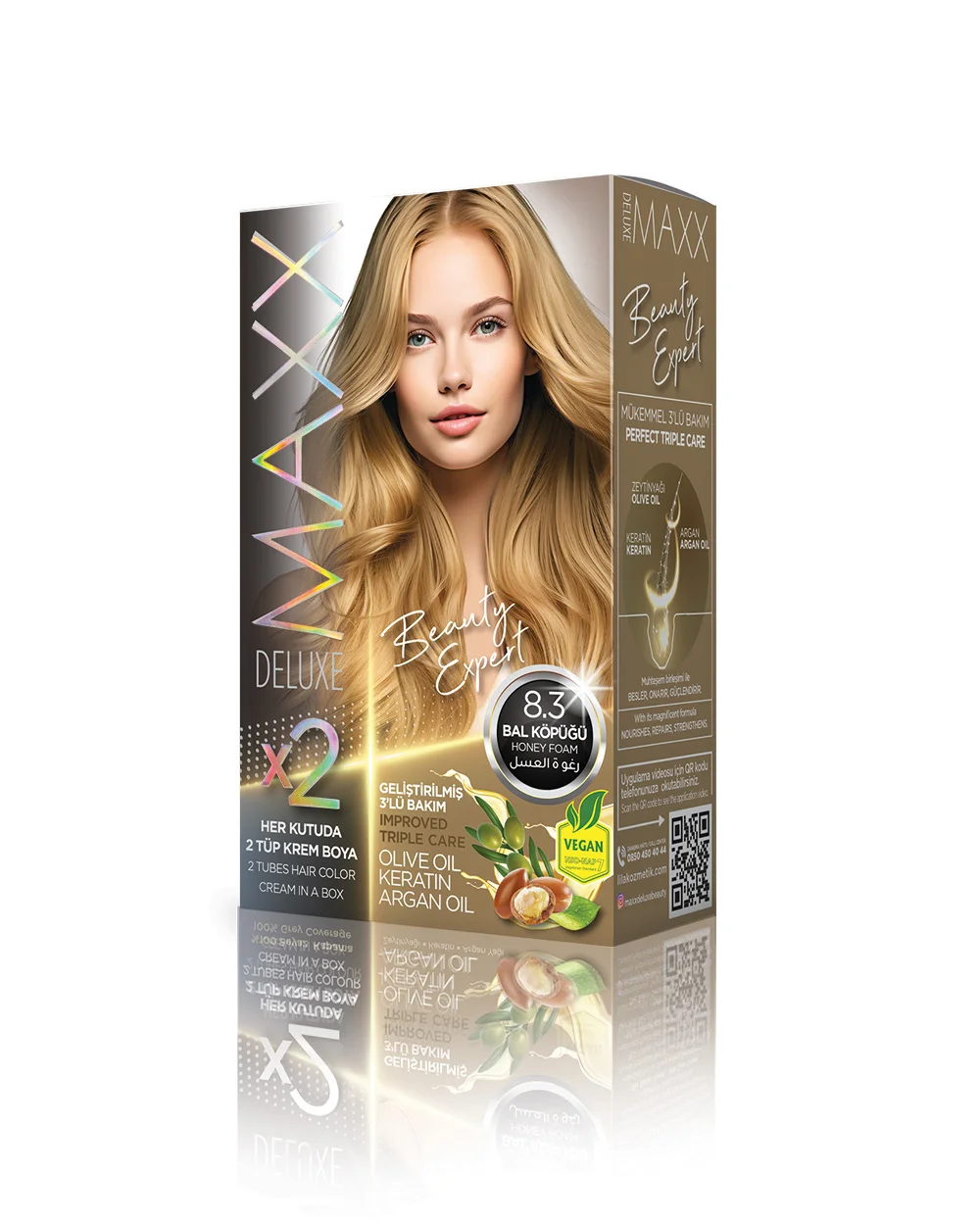 MAXX DELUXE BEAUTY EXPERT თმის სარებავი