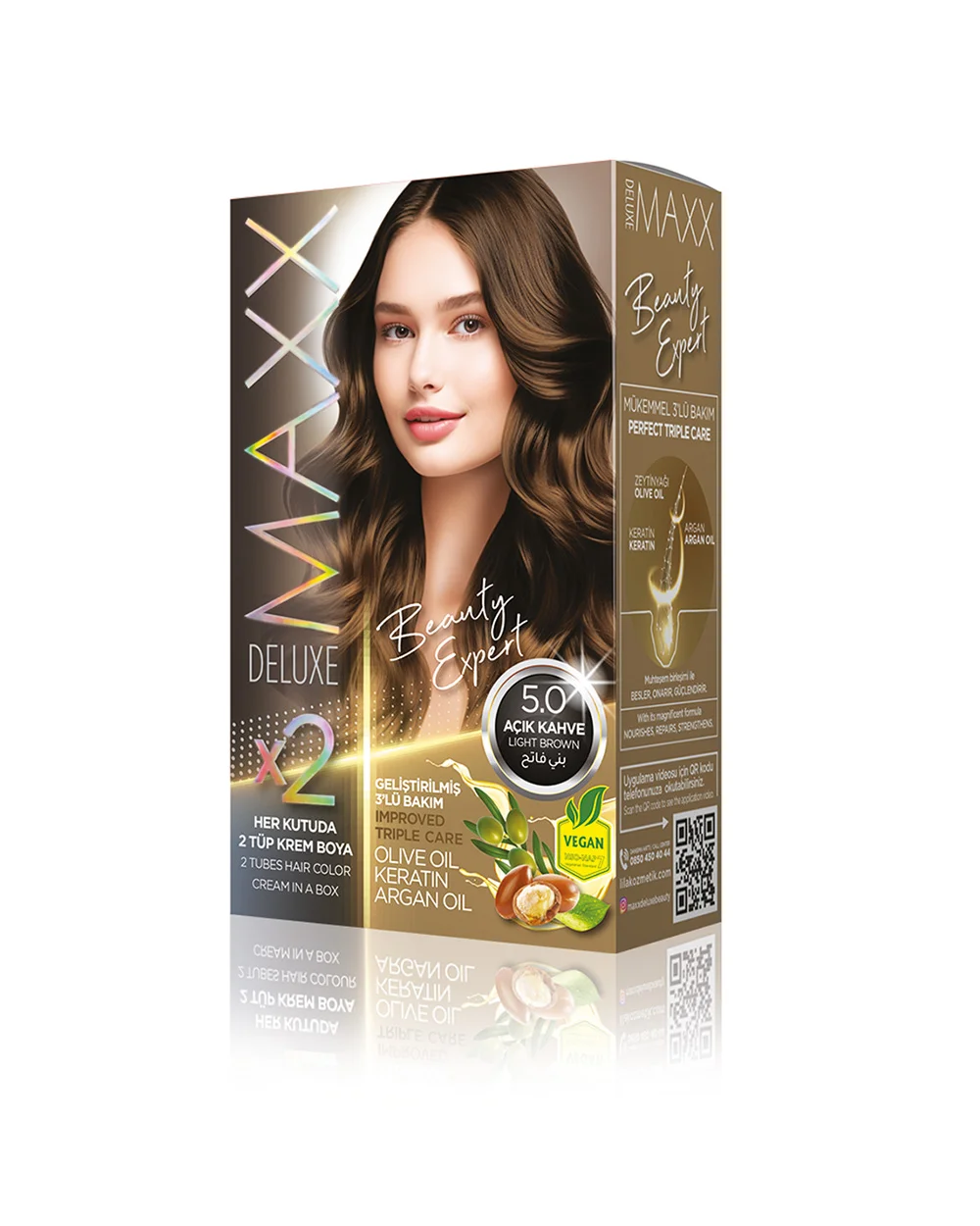 MAXX DELUXE BEAUTY EXPERT თმის სარებავი
