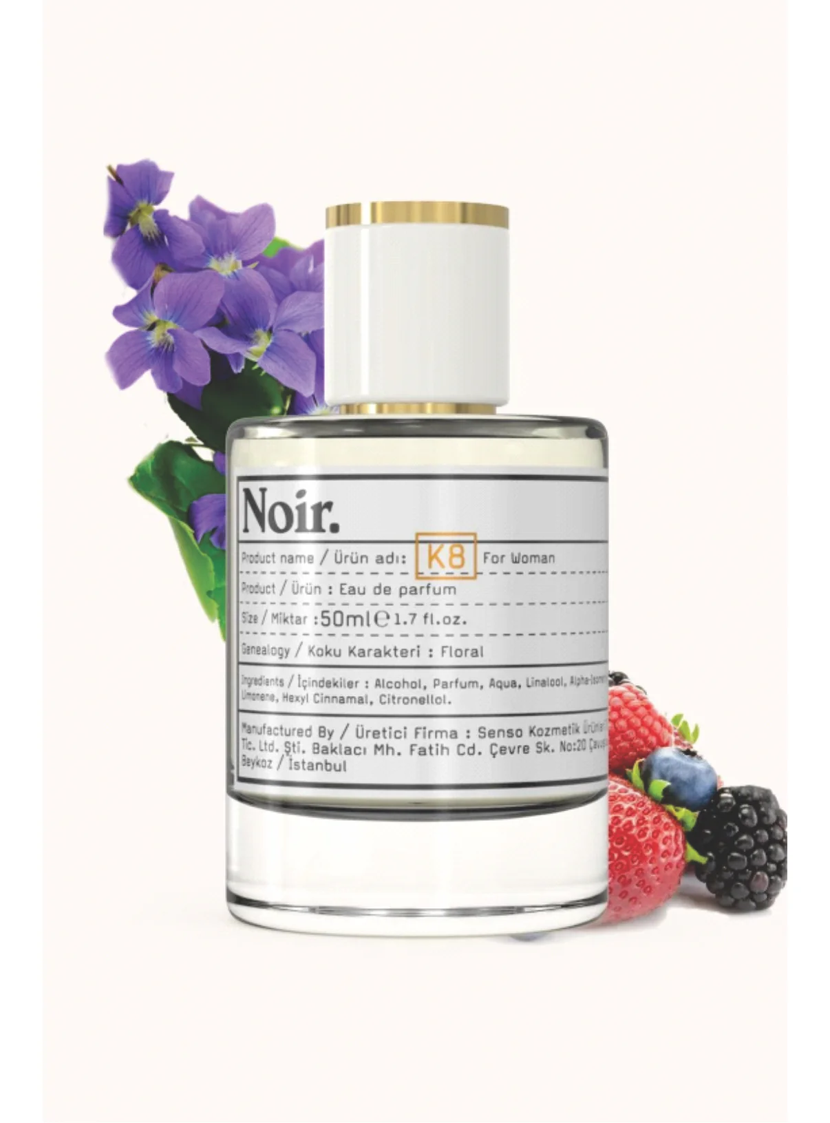NOIR PARFUM Her K8 ქალის სუნამო 50 მლ