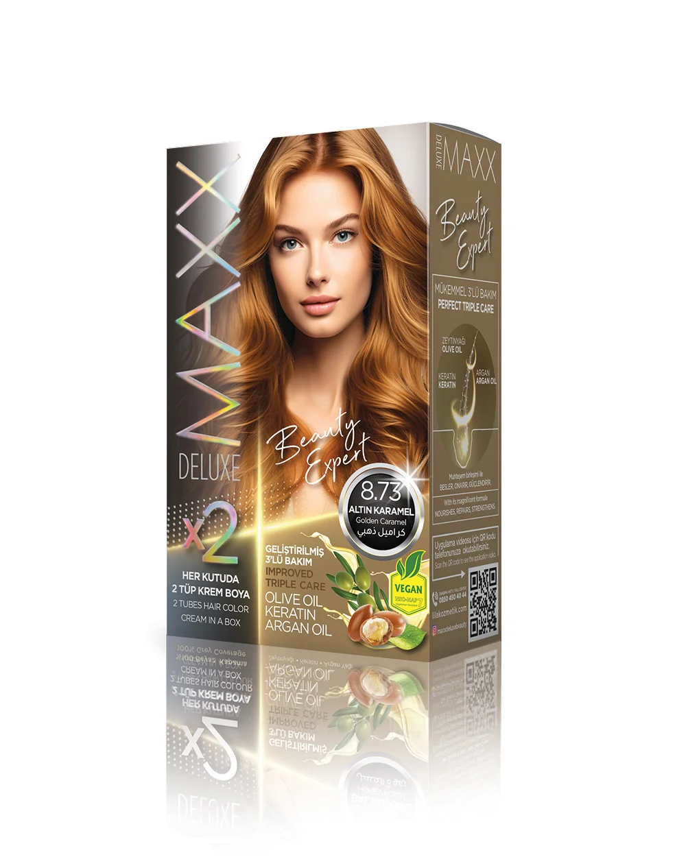 MAXX DELUXE BEAUTY EXPERT თმის სარებავი