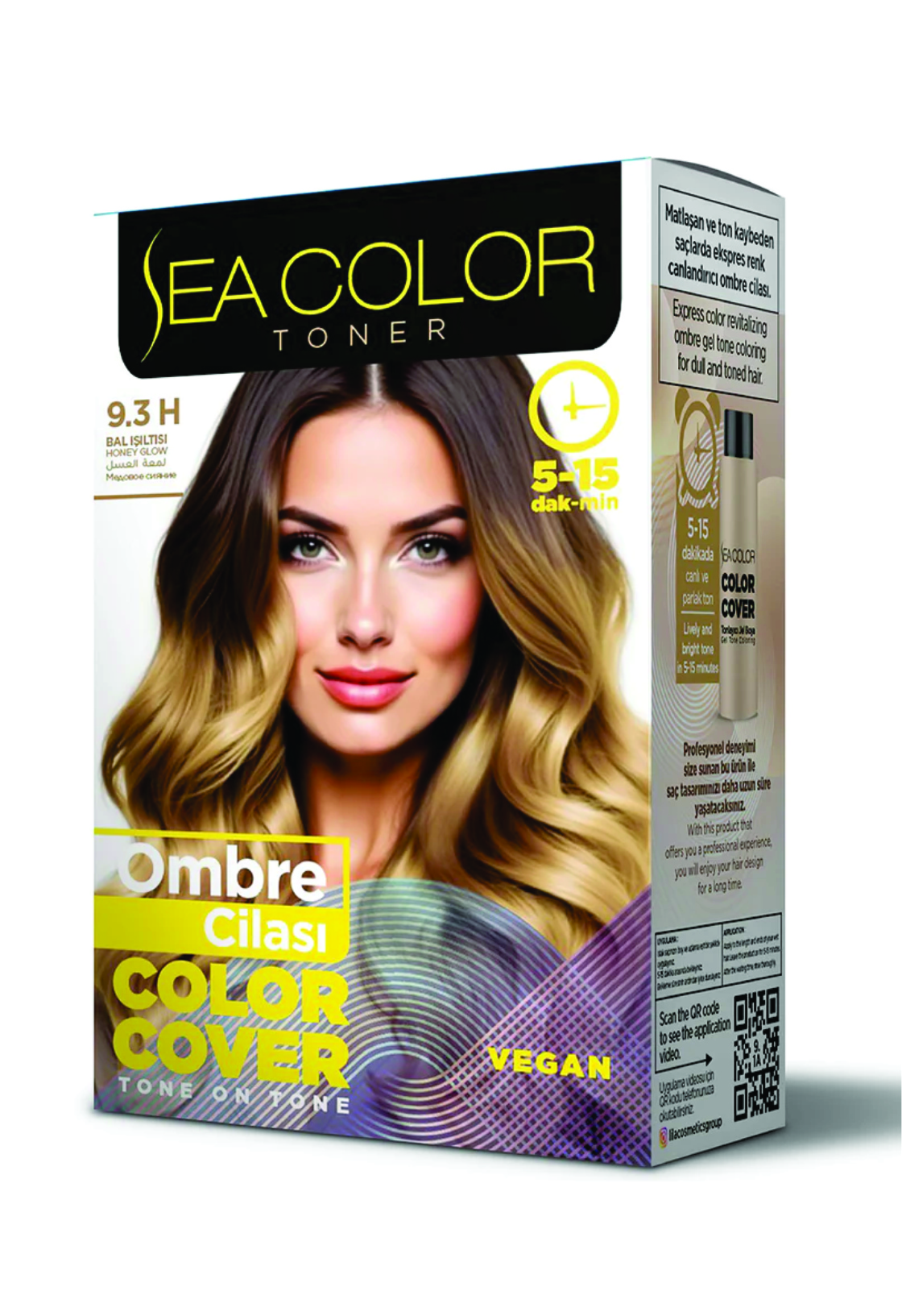 Sea Color თმის ტონირების საღებავი 9.3H