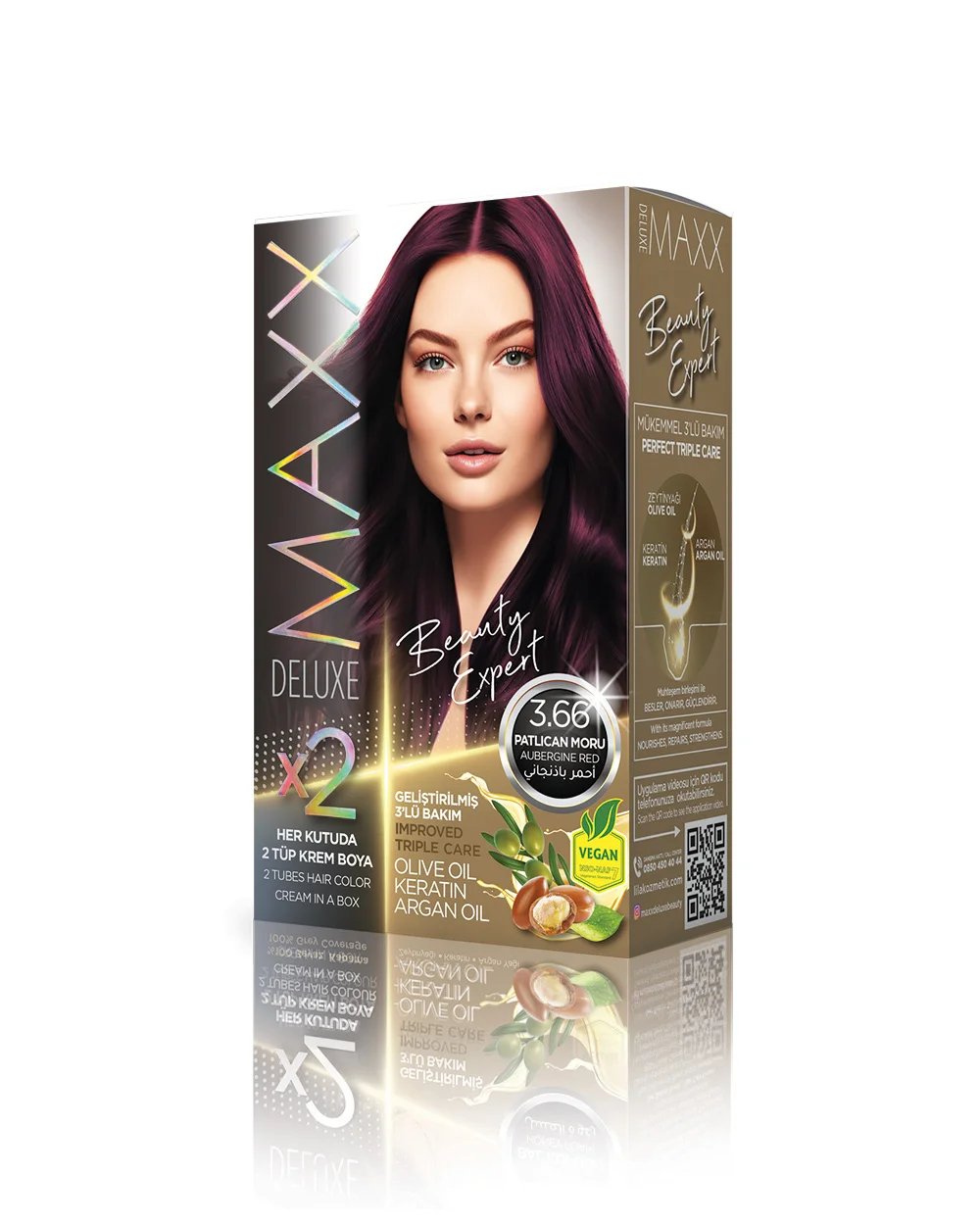 MAXX DELUXE BEAUTY EXPERT თმის სარებავი