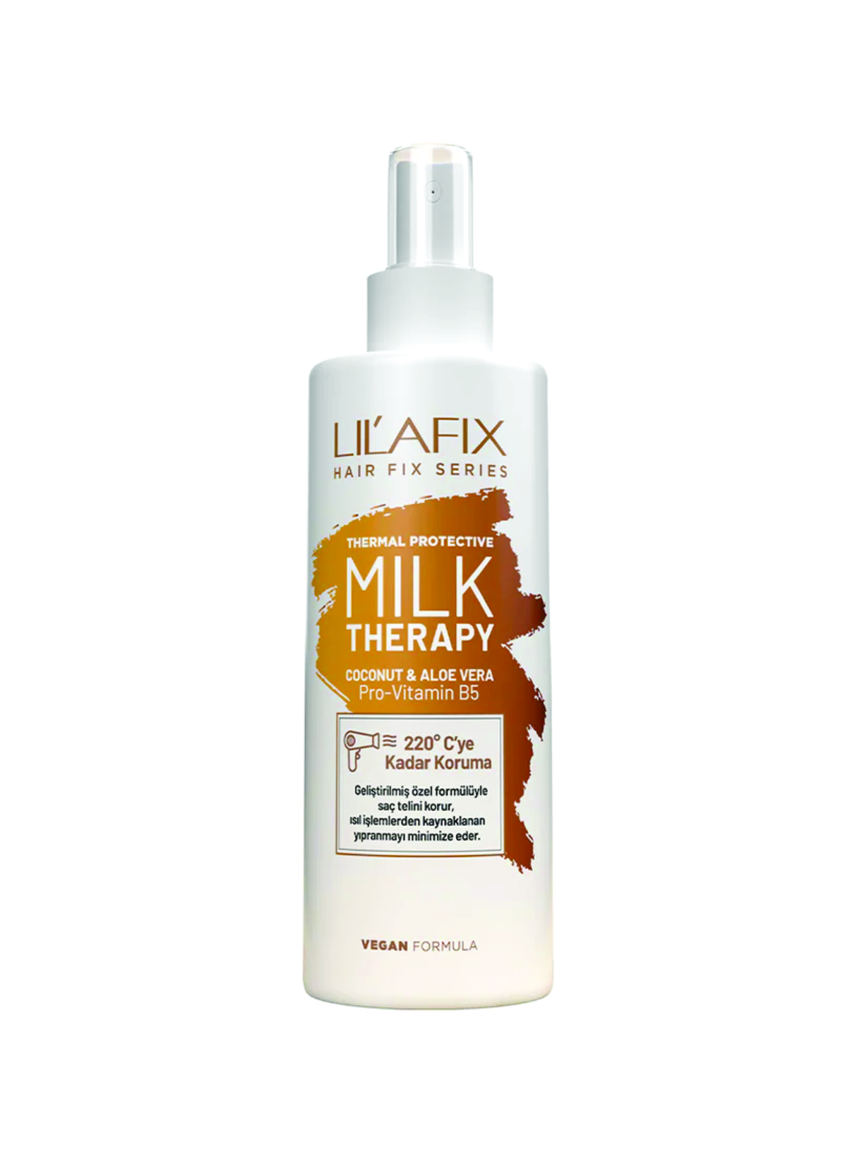 Lilafix Milk Therapy რძის თერაპია თმის დამცავი სპრეი 200 მლ