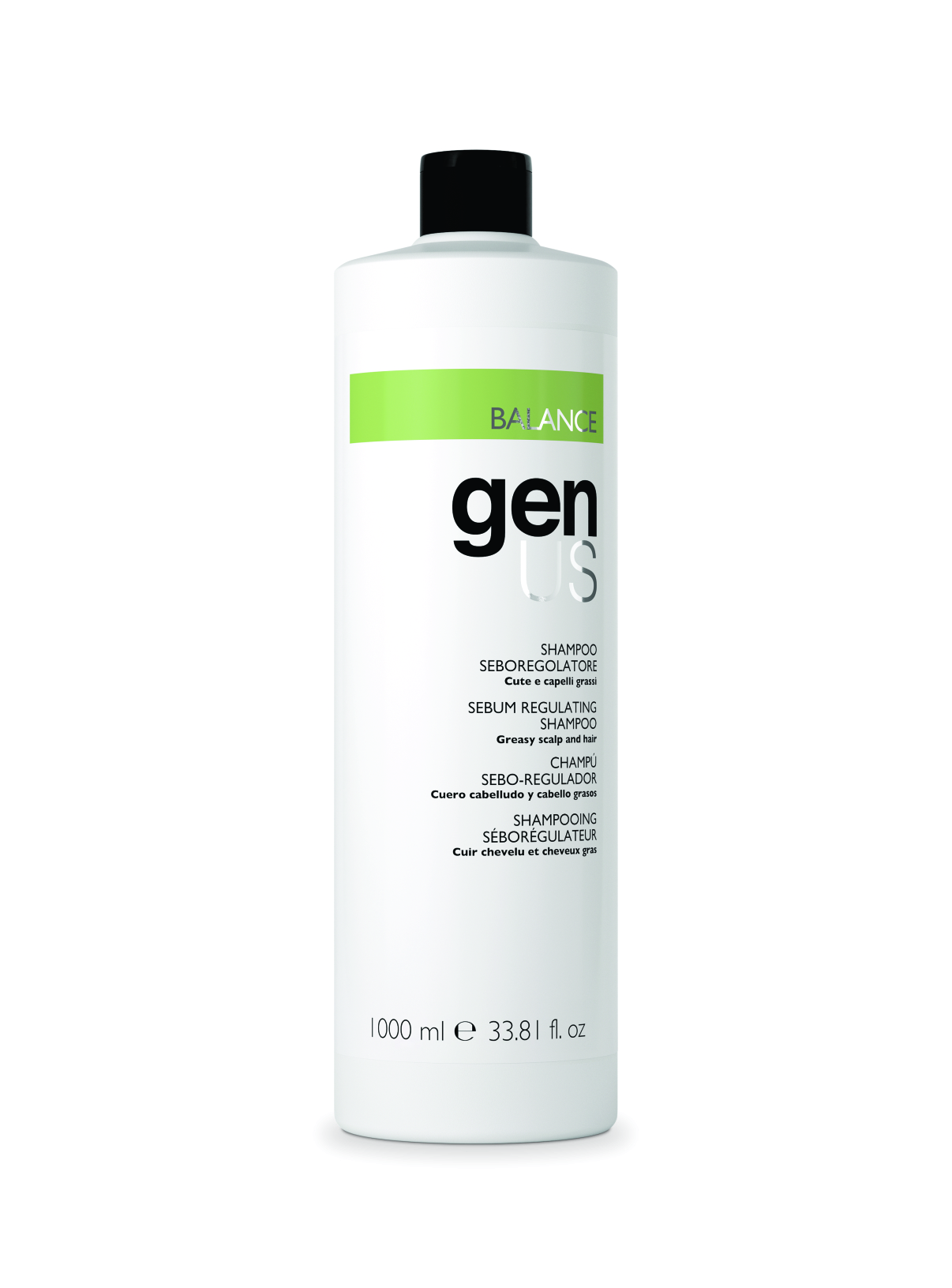 GENUS Balance Sebum Regulating Shampoo ცხიმიანი თმის შამპუნი 1000 მლ / 300 მლ