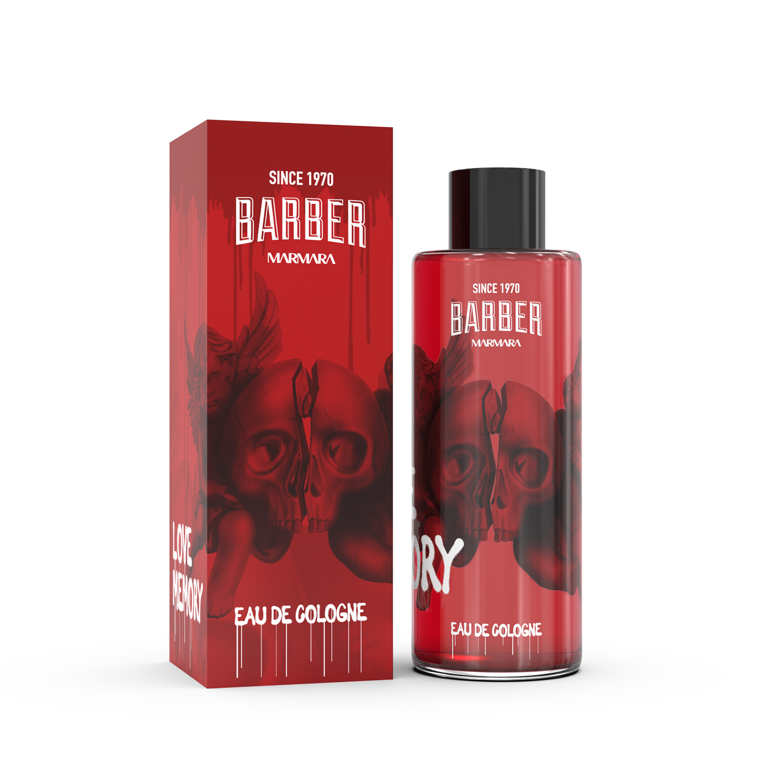 Marmara Barber Eau De Cologne LOVE MEMORY პარსვის შემდგომი ლოსიონი 500 მლ Glass/შუშა