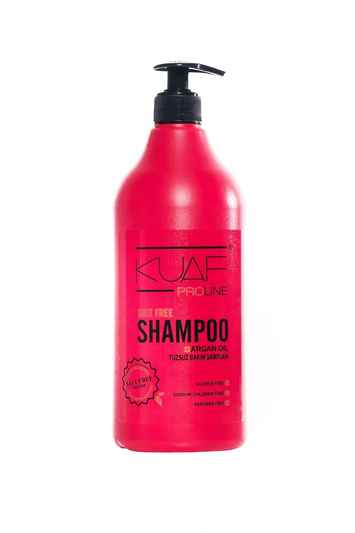 KUAF Sulfate Free Argan Shampoo  თმის არგანის შამპუნი სულფატის და პარაბენების გარეშე 1000 მლ