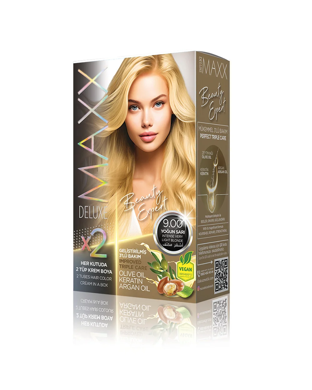 MAXX DELUXE BEAUTY EXPERT თმის სარებავი