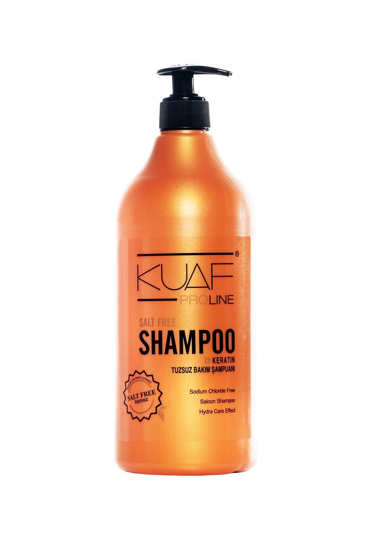 KUAF Salt Free Shampoo თმის შამპუნი  მარილების გარეშე კერატინით 1000 მლ