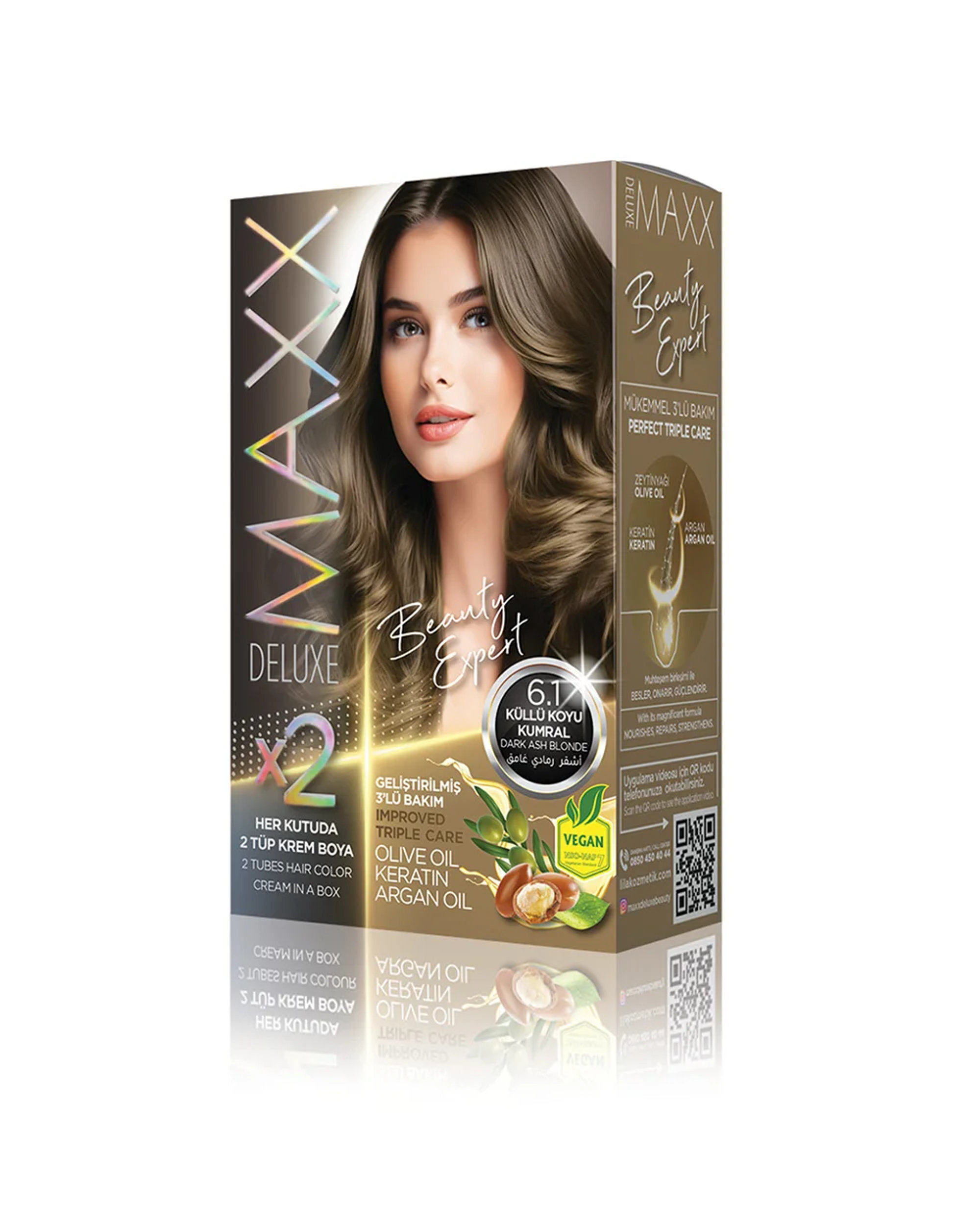 MAXX DELUXE BEAUTY EXPERT თმის სარებავი