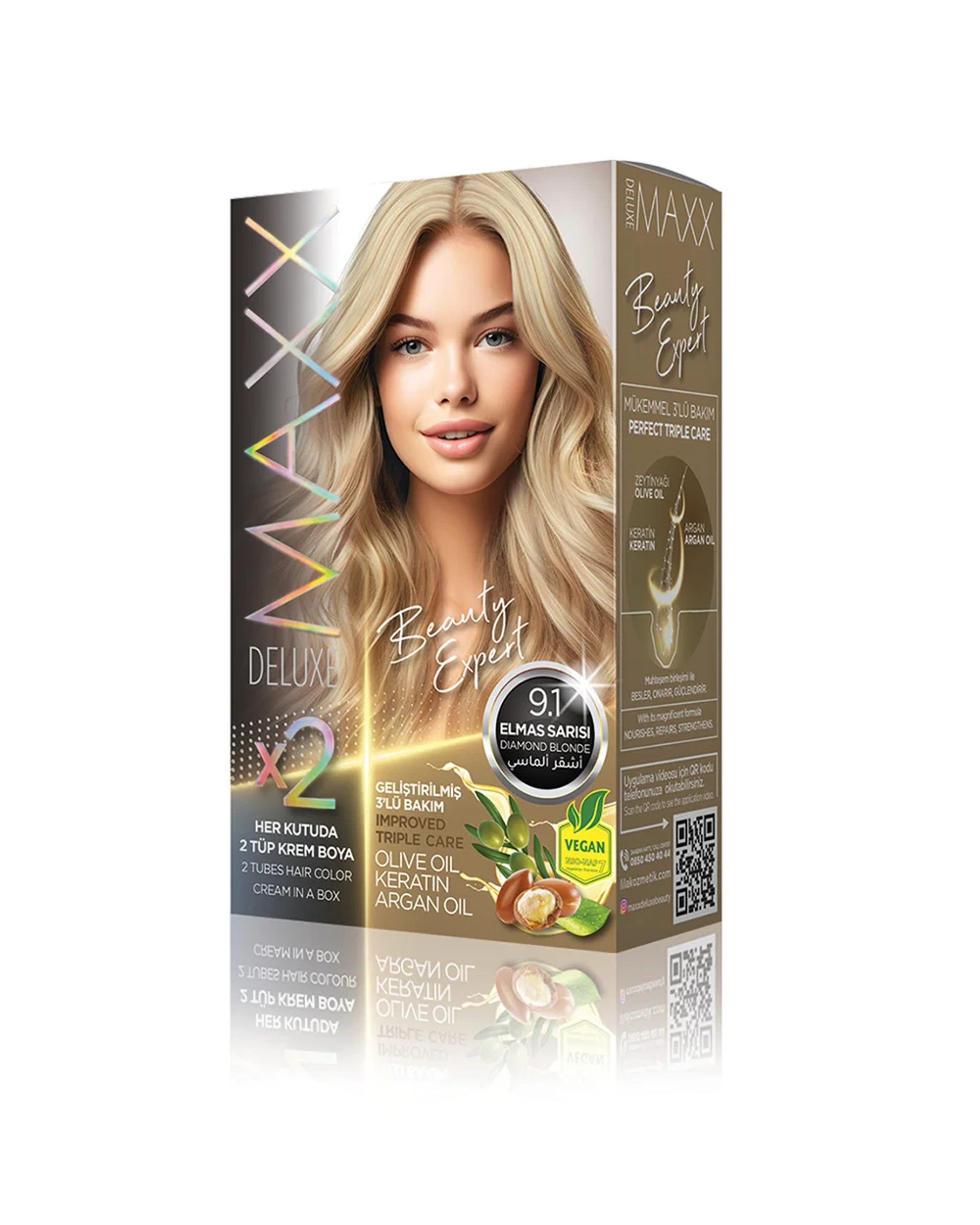 MAXX DELUXE BEAUTY EXPERT თმის სარებავი