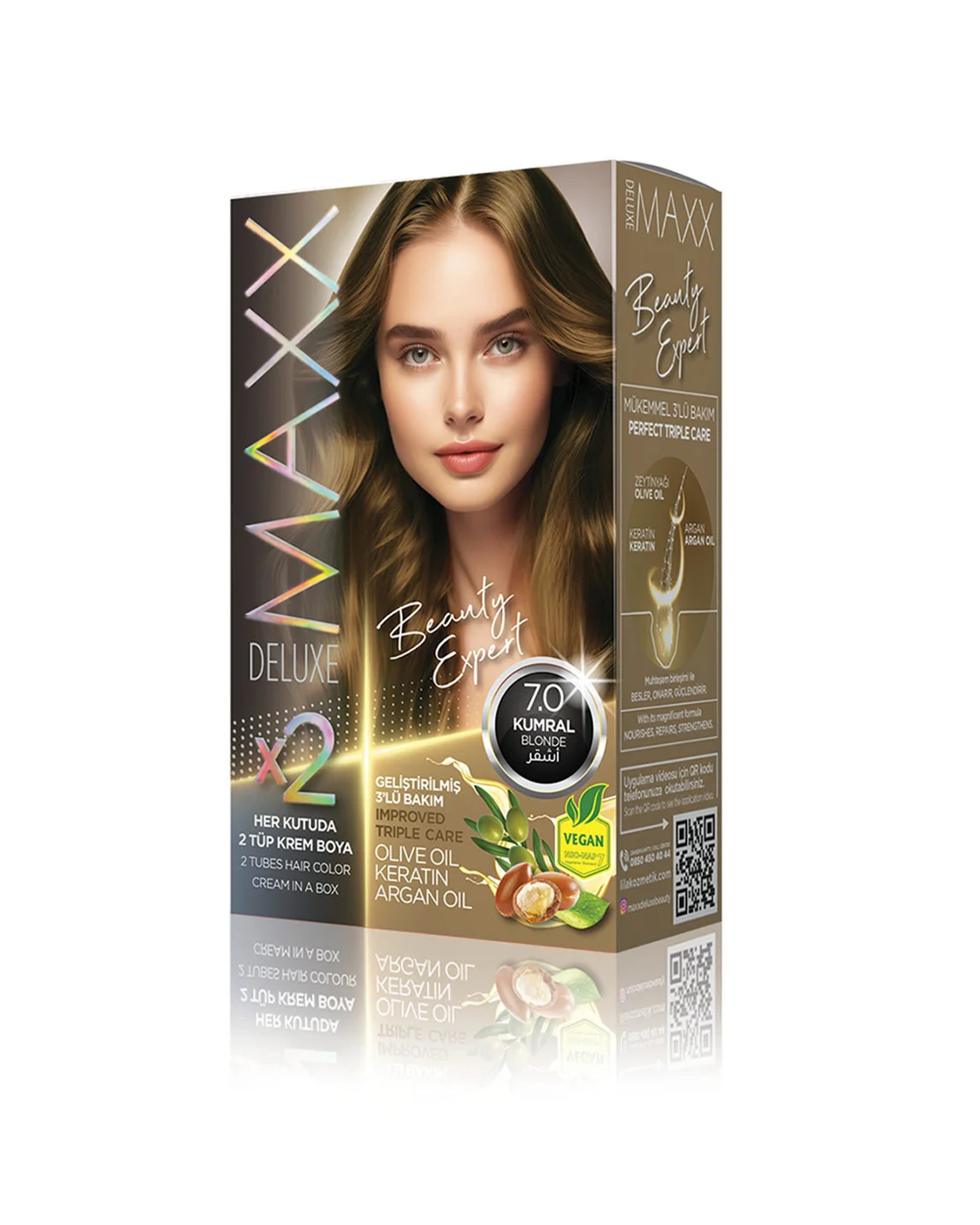 MAXX DELUXE BEAUTY EXPERT თმის სარებავი