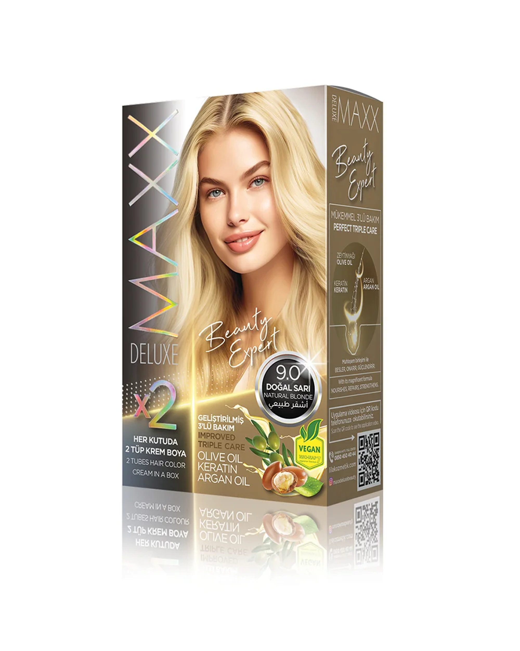 MAXX DELUXE BEAUTY EXPERT თმის სარებავი