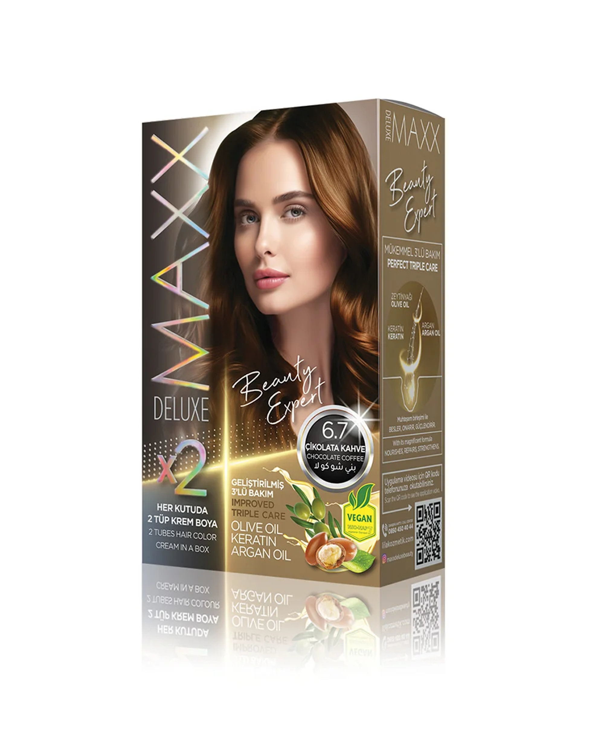 MAXX DELUXE BEAUTY EXPERT თმის სარებავი
