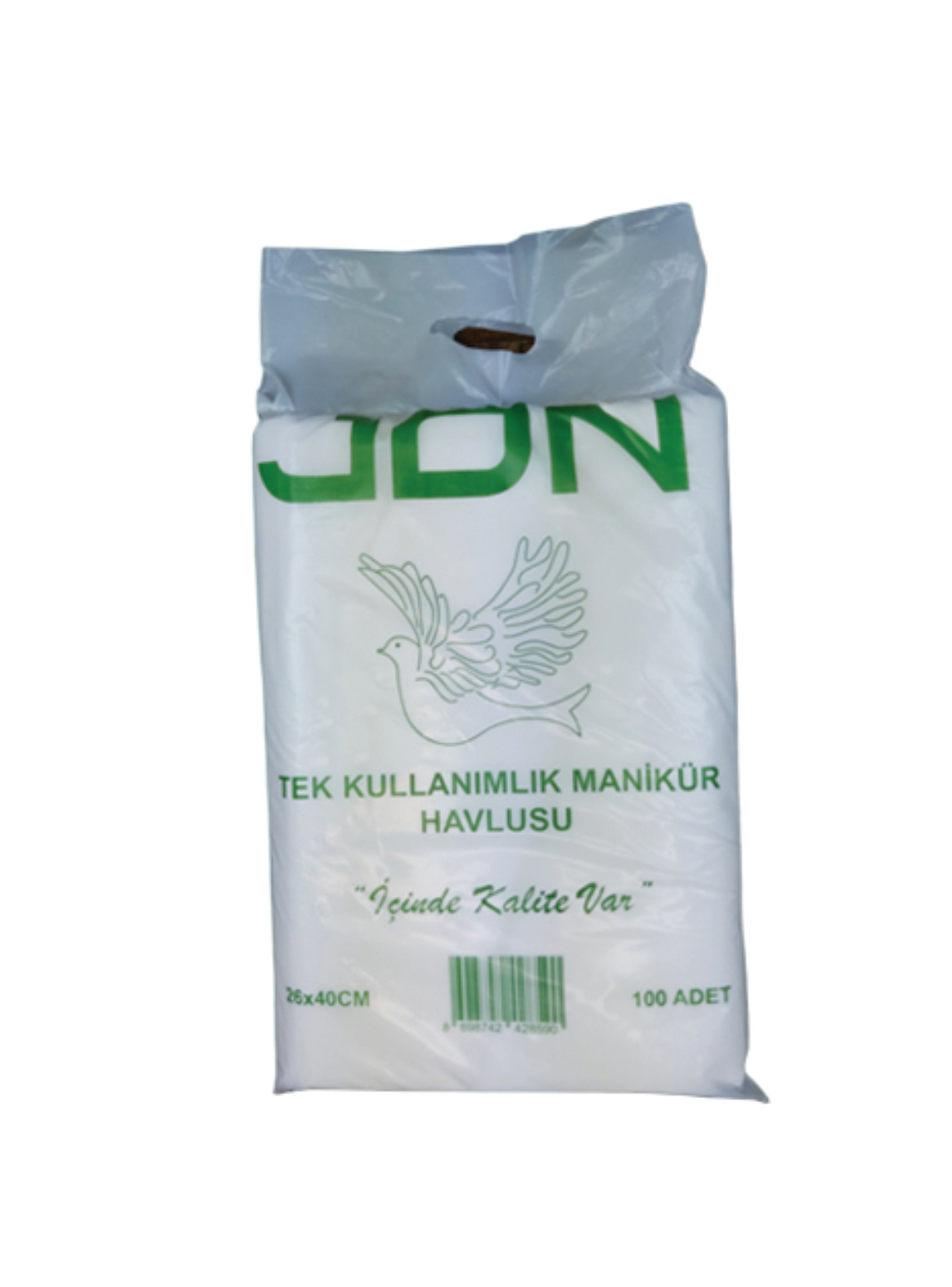 მანიკურის ერთჯერადი პირსახოცი 100 ც