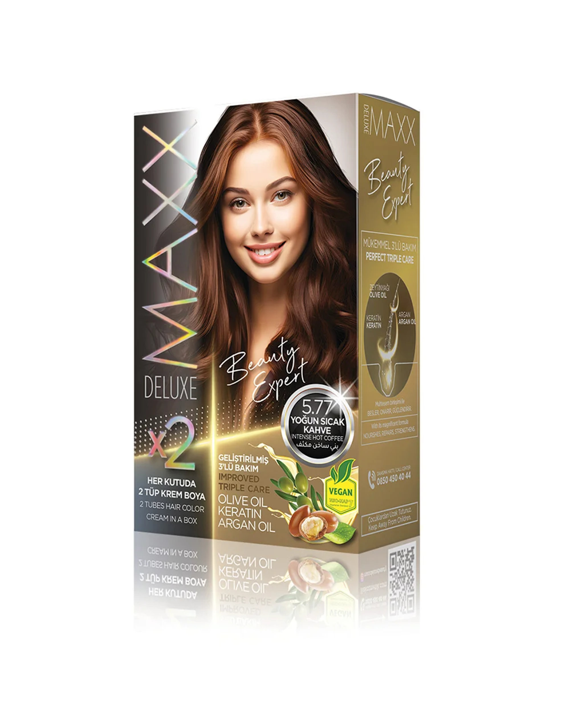 MAXX DELUXE BEAUTY EXPERT თმის სარებავი