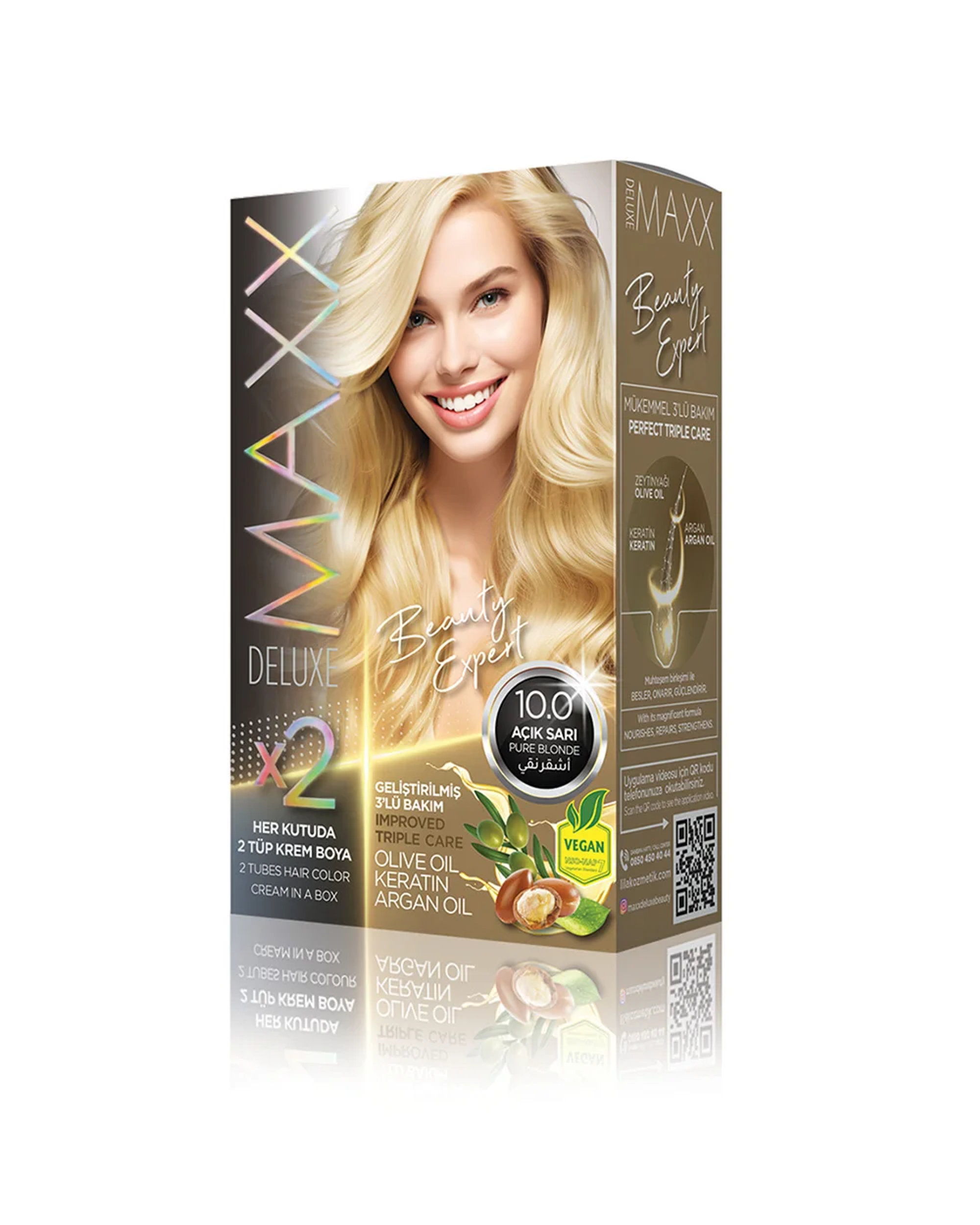MAXX DELUXE BEAUTY EXPERT თმის სარებავი