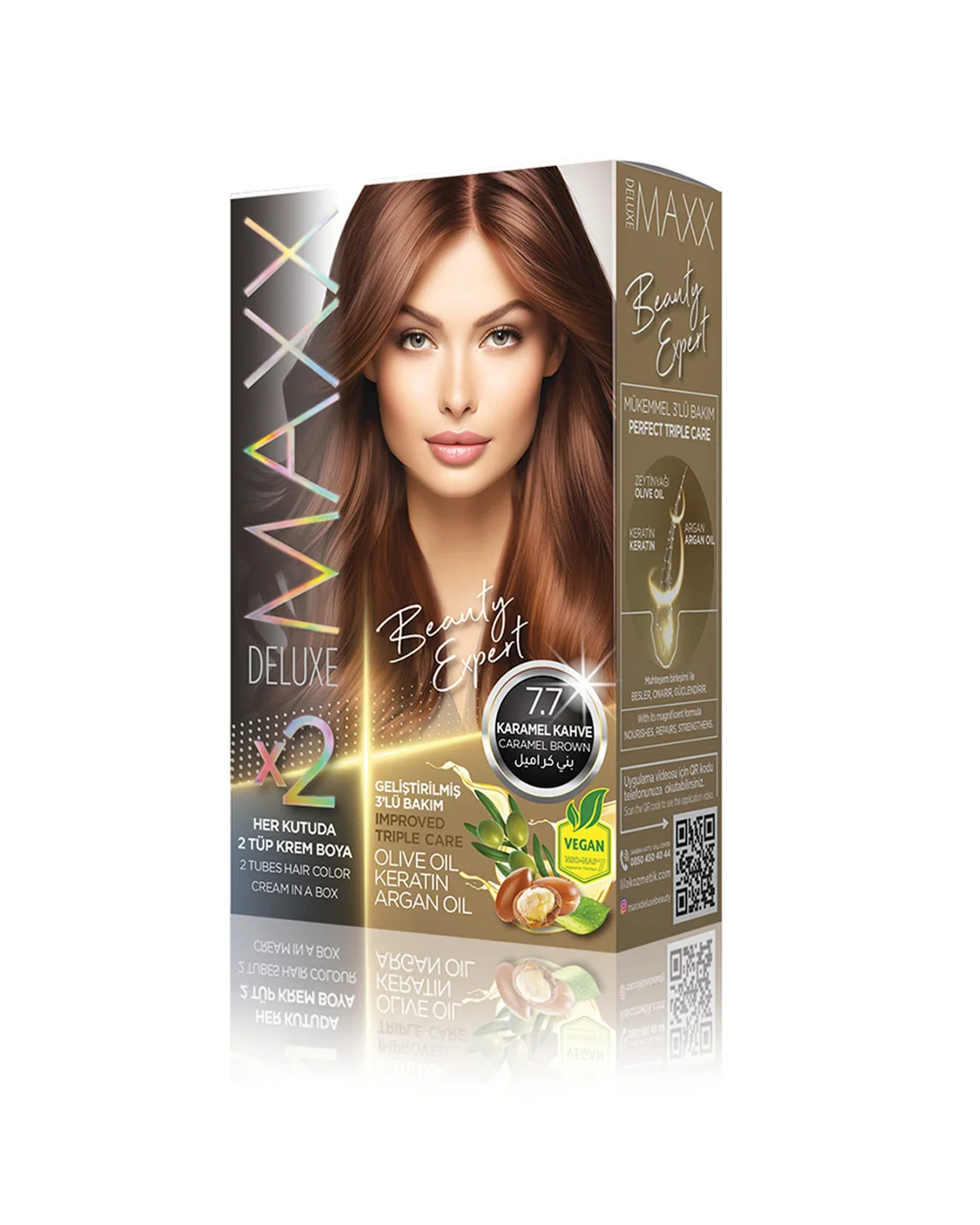 MAXX DELUXE BEAUTY EXPERT თმის სარებავი