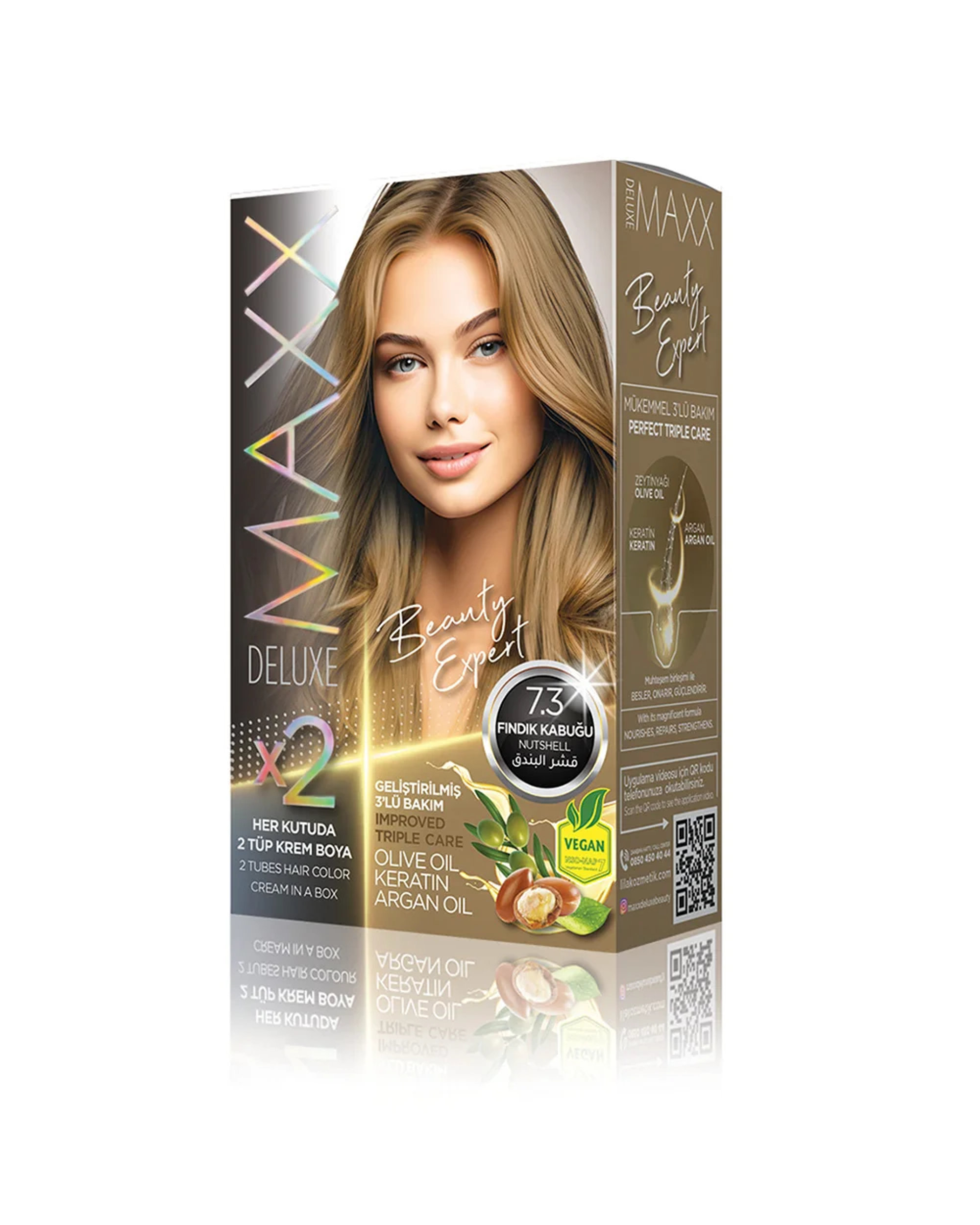 MAXX DELUXE BEAUTY EXPERT თმის სარებავი