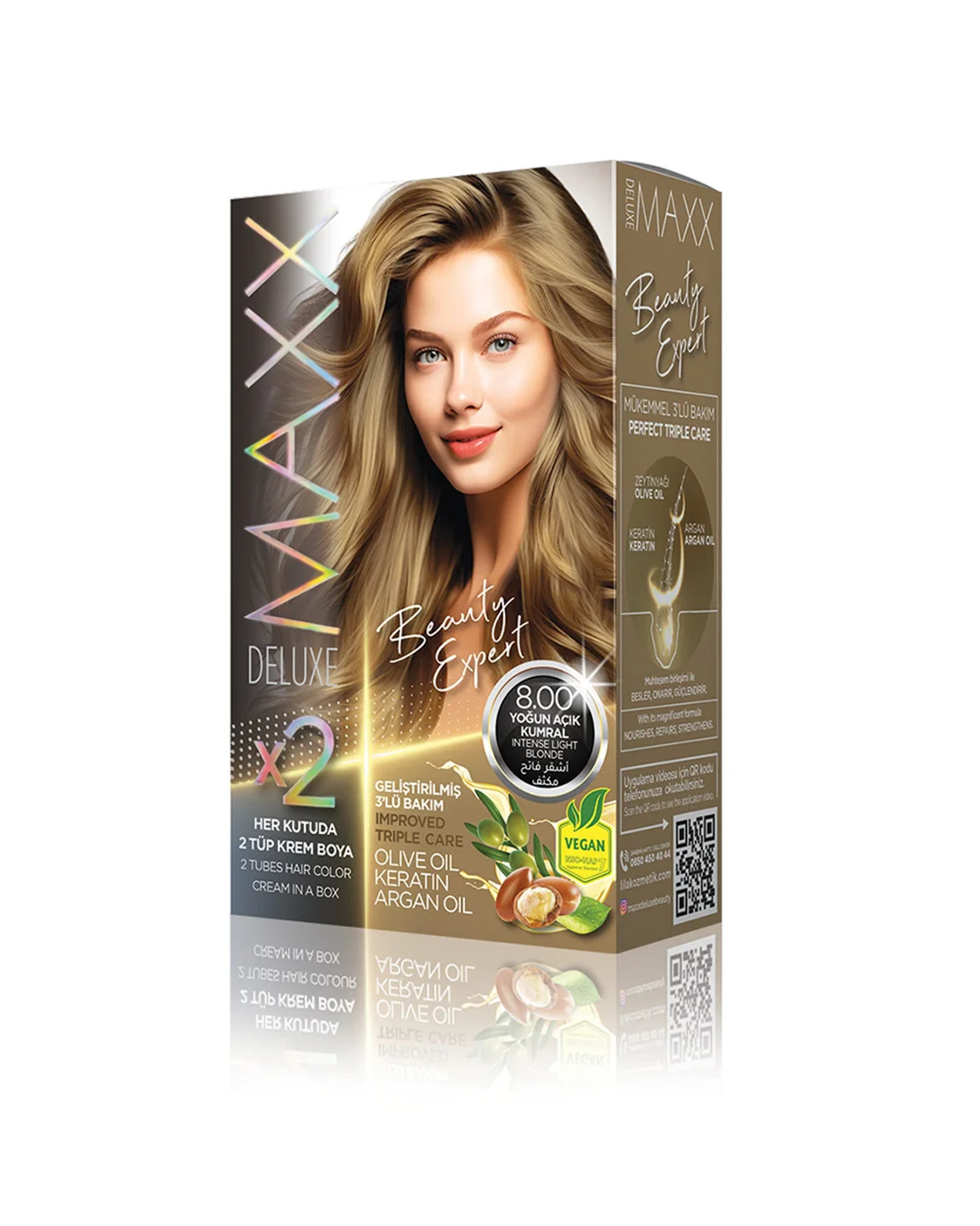 MAXX DELUXE BEAUTY EXPERT თმის სარებავი