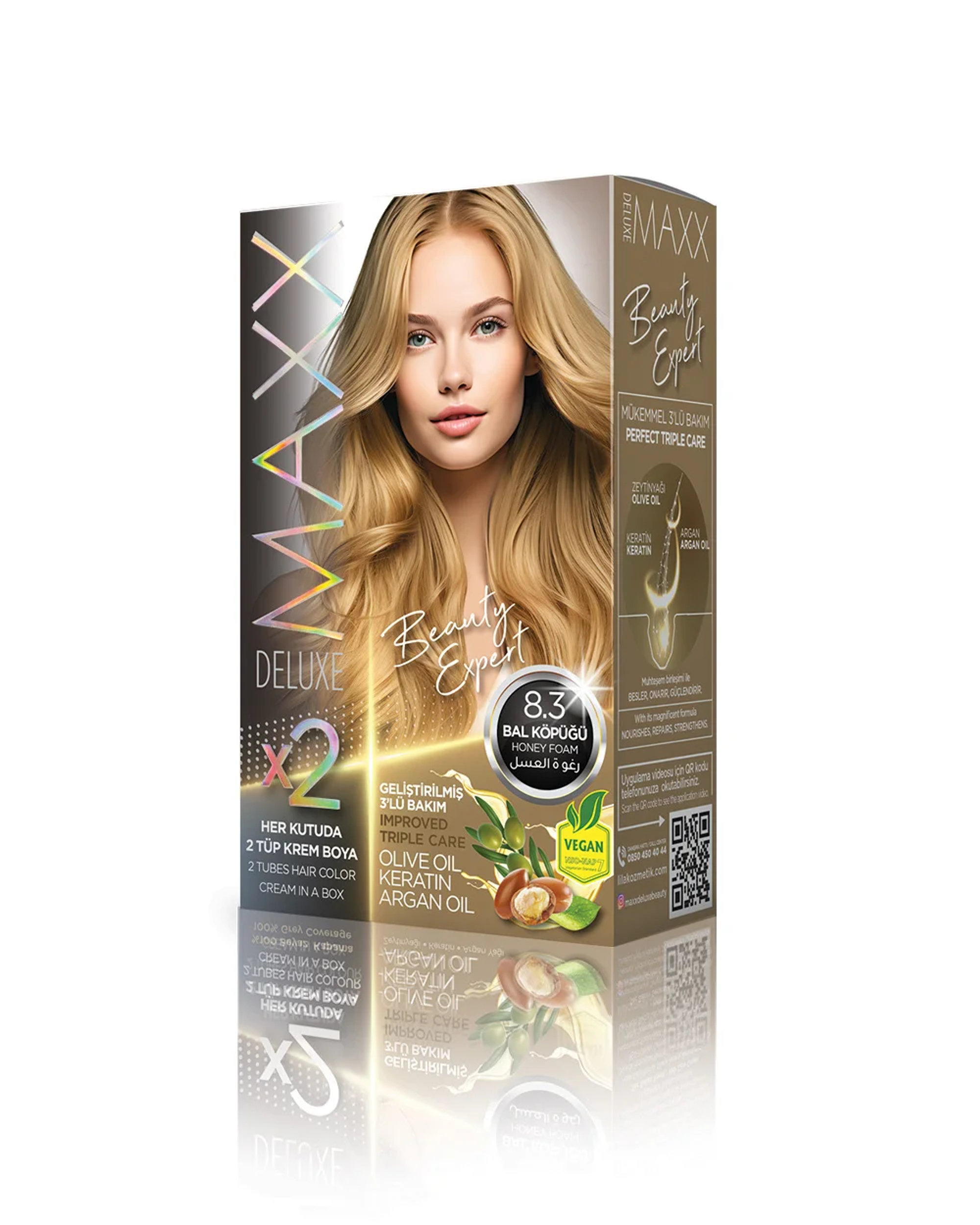 MAXX DELUXE BEAUTY EXPERT თმის სარებავი