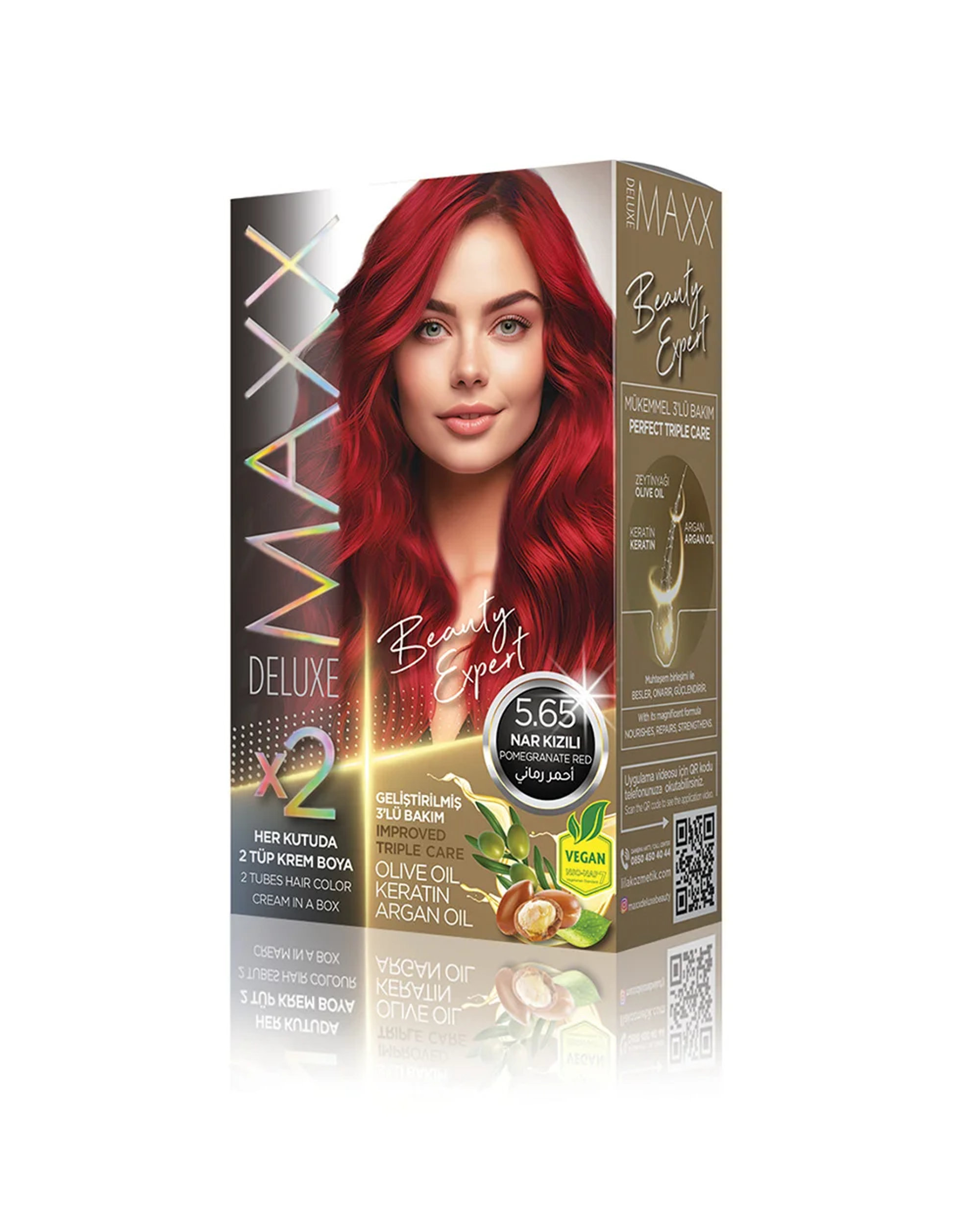 MAXX DELUXE BEAUTY EXPERT თმის სარებავი