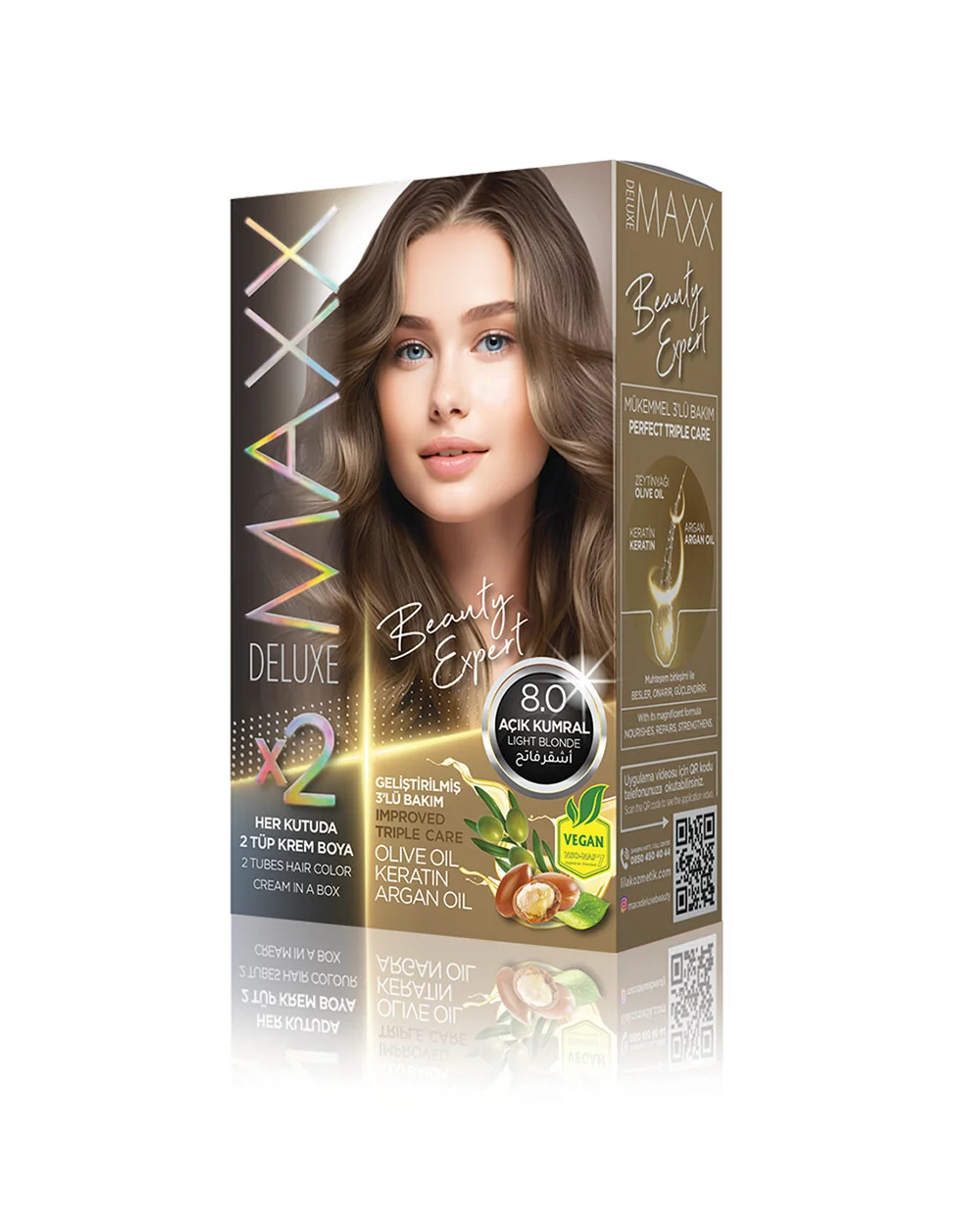 MAXX DELUXE BEAUTY EXPERT თმის სარებავი
