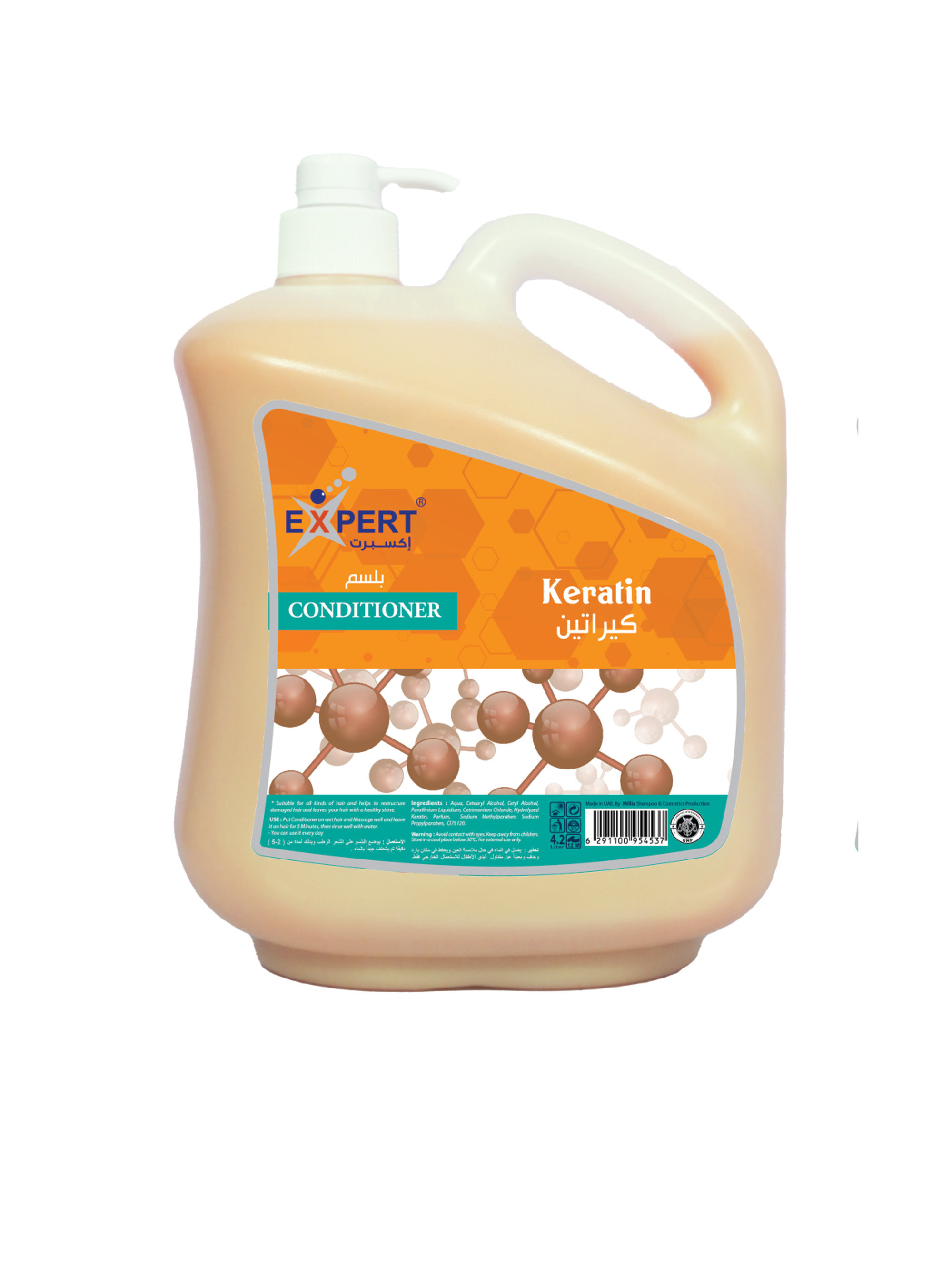 EXPERT CONDICIONER KERATIN თმის კონდიციონერი კერატინით 4,2 ლტ