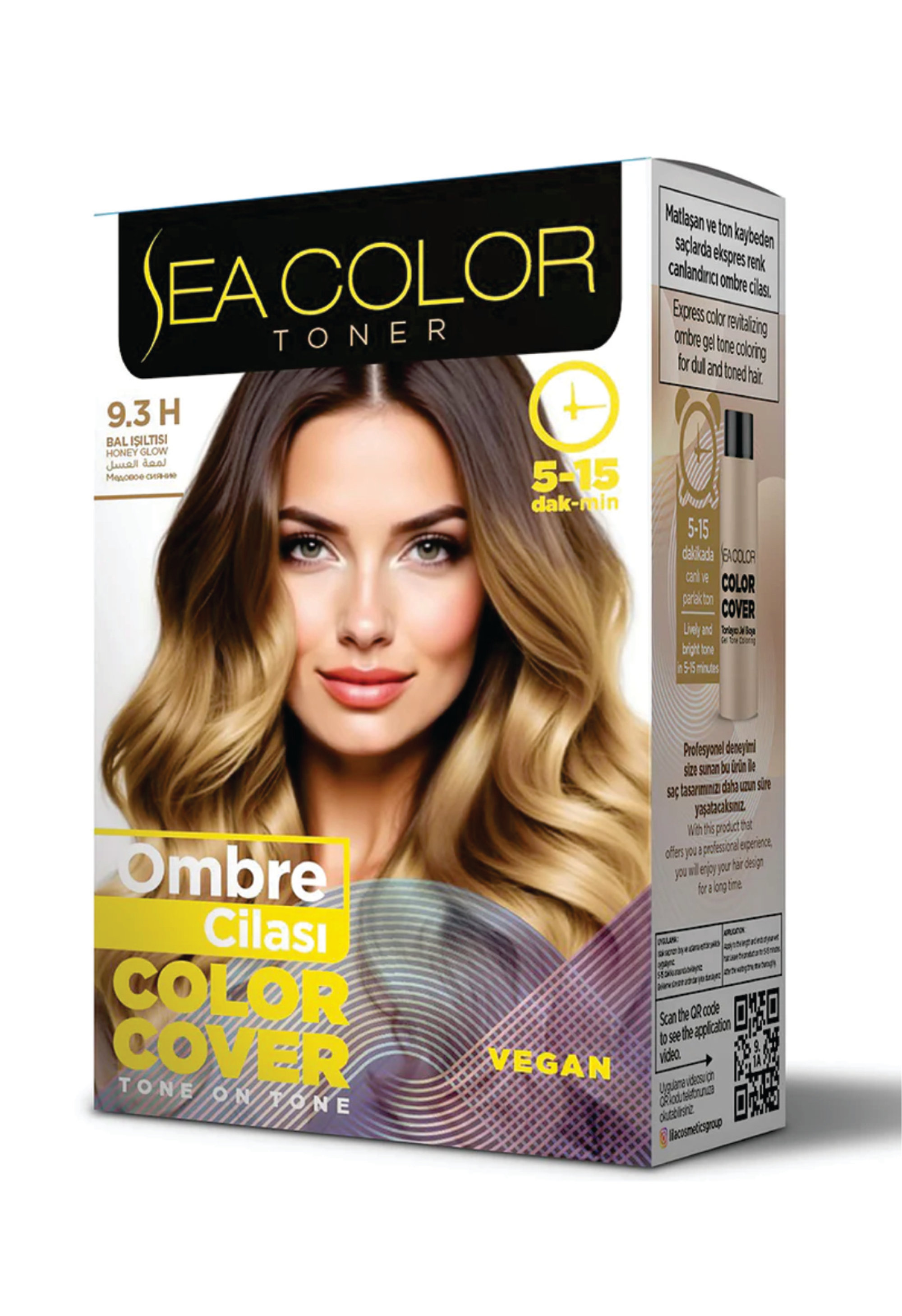 Sea Color თმის ტონირების საღებავი 9.3H