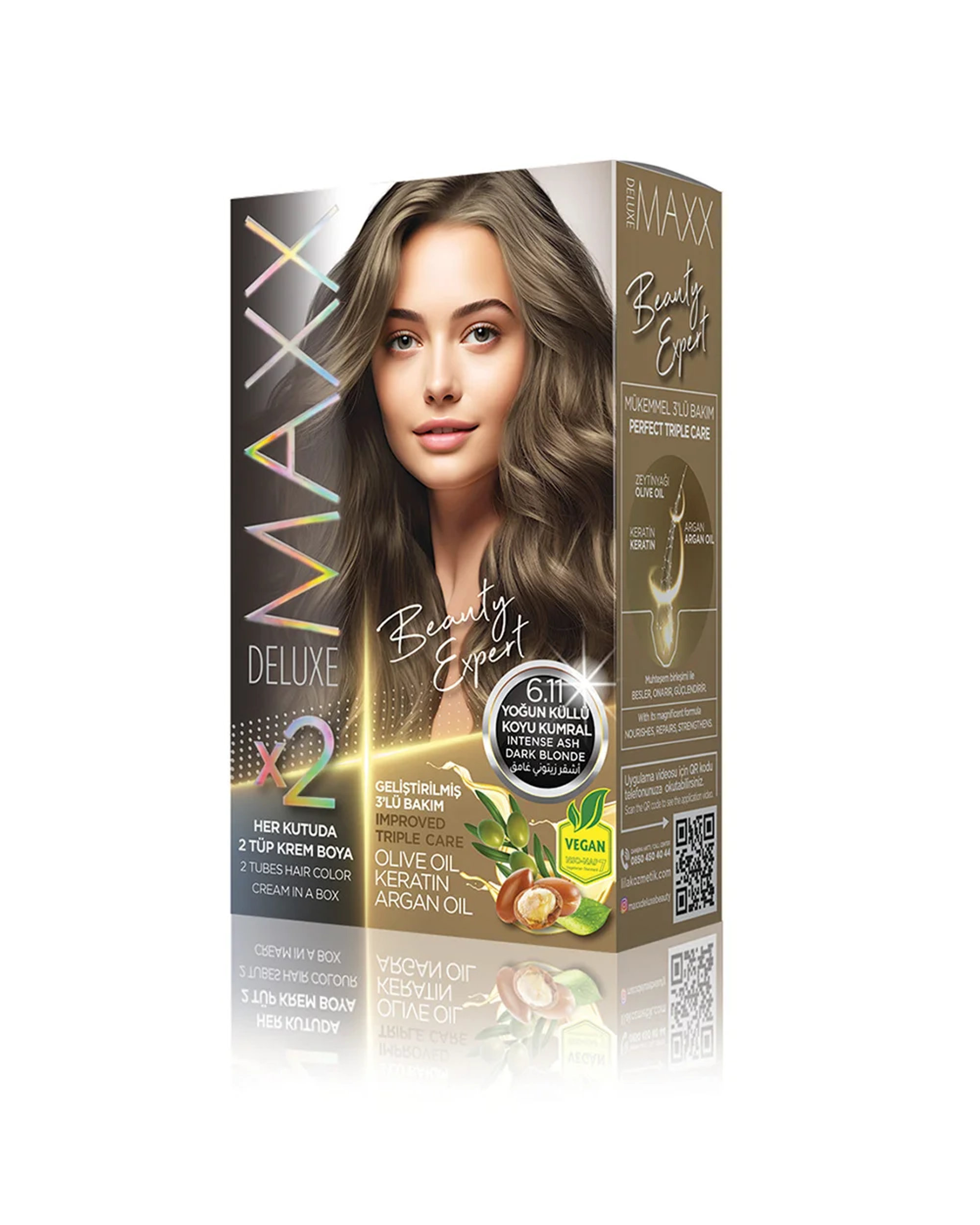 MAXX DELUXE BEAUTY EXPERT თმის სარებავი