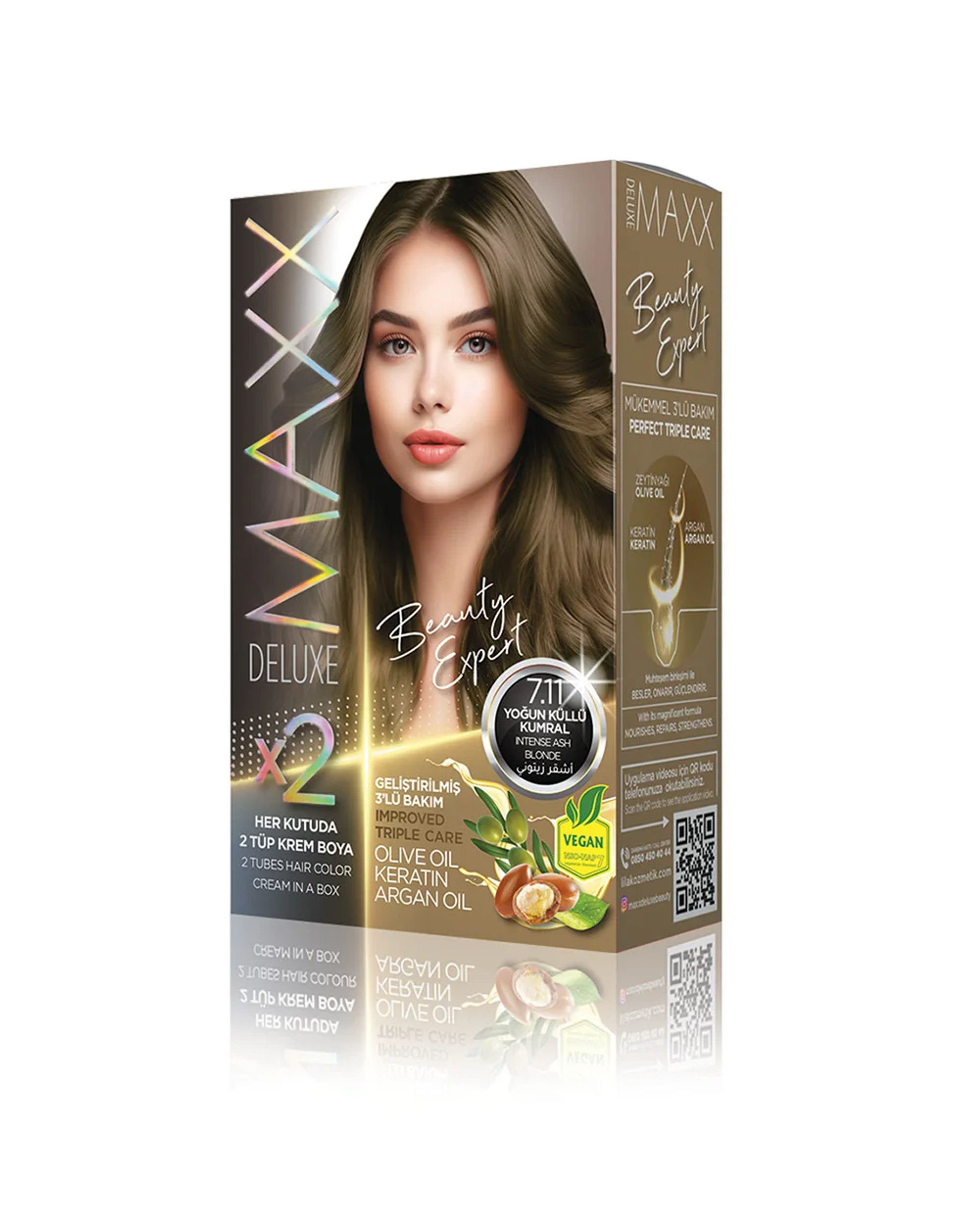 MAXX DELUXE BEAUTY EXPERT თმის სარებავი