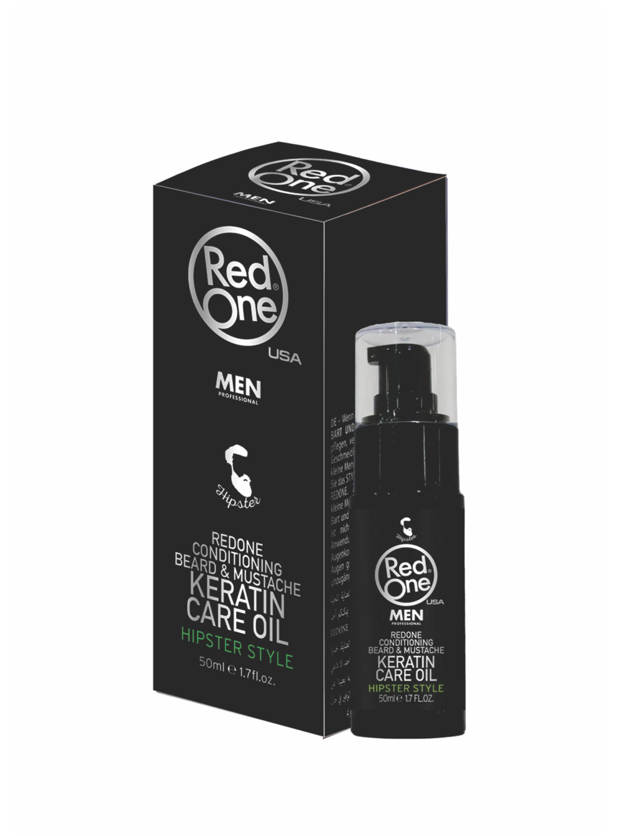 REDONE Beard Keratin Oil კერატინის წვერის ზეთი 50 მლ