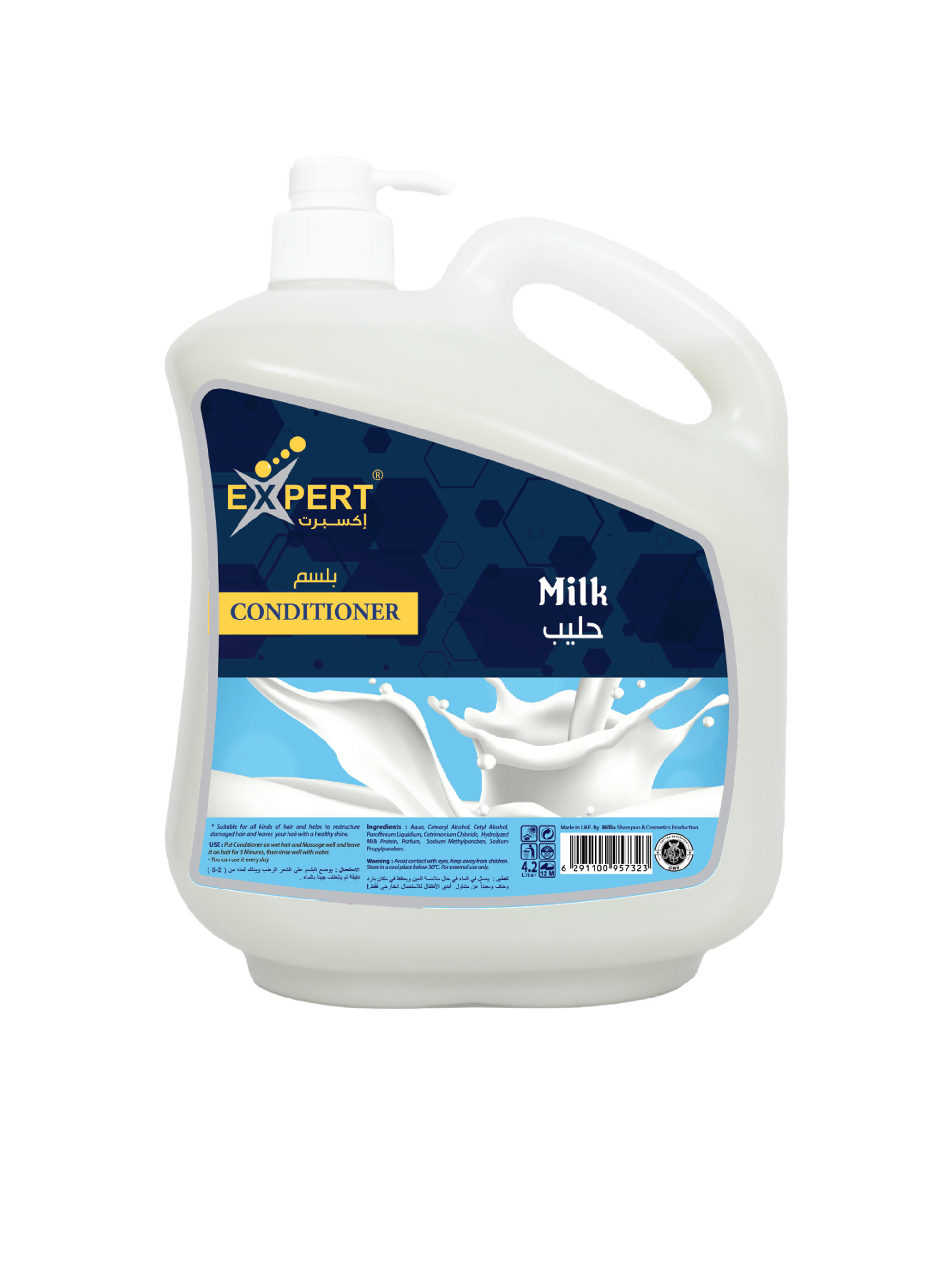 EXPERT CONDICIONER MILK თმის კონდიციონერი რძის ცილებით 4,2 ლტ