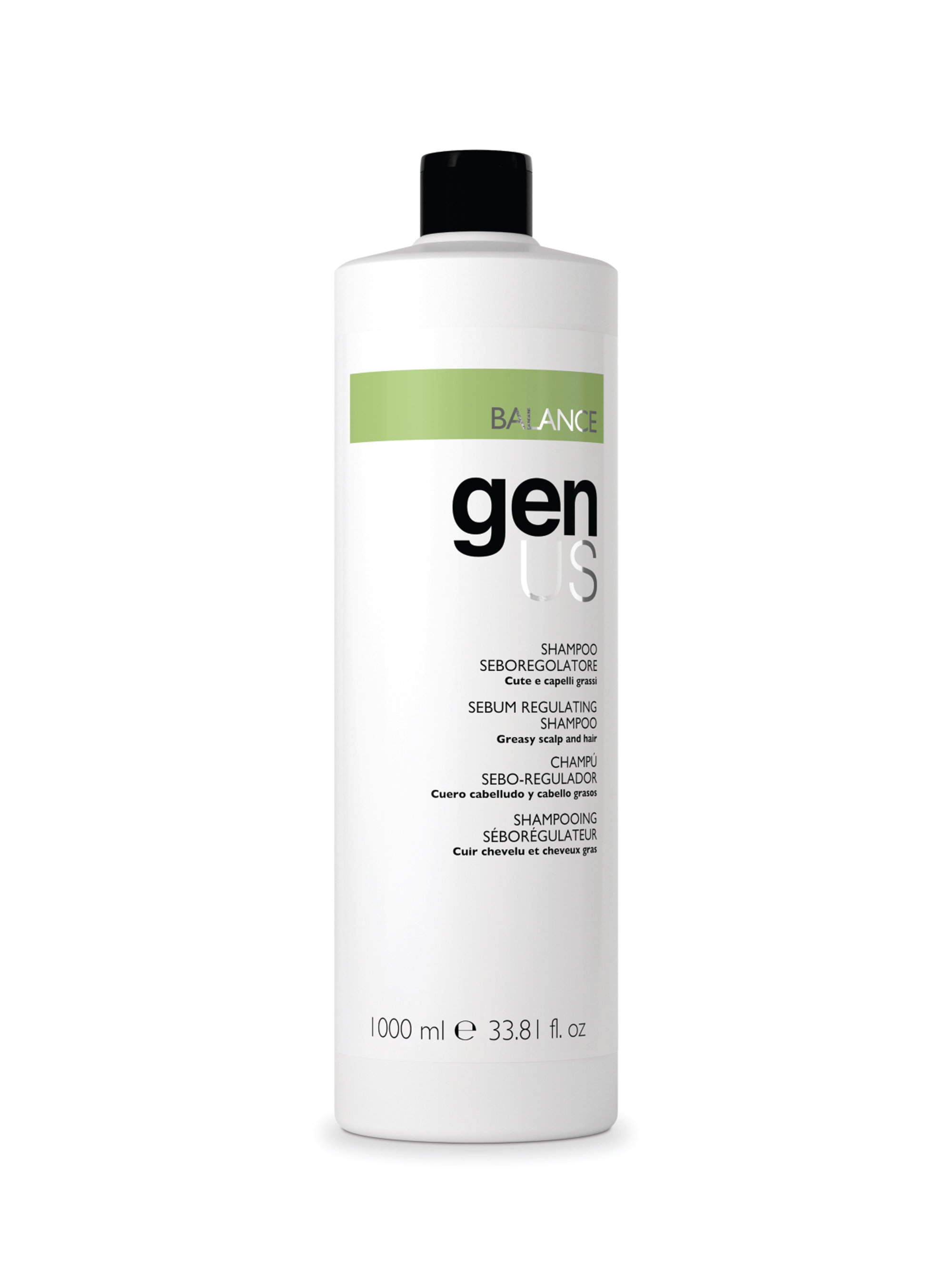 GENUS Balance Sebum Regulating Shampoo ცხიმიანი თმის შამპუნი 1000 მლ / 300 მლ