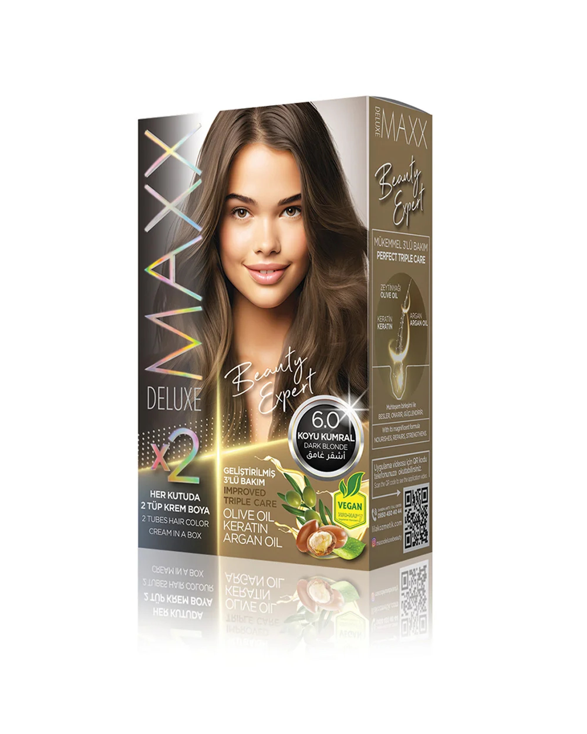 MAXX DELUXE BEAUTY EXPERT თმის სარებავი