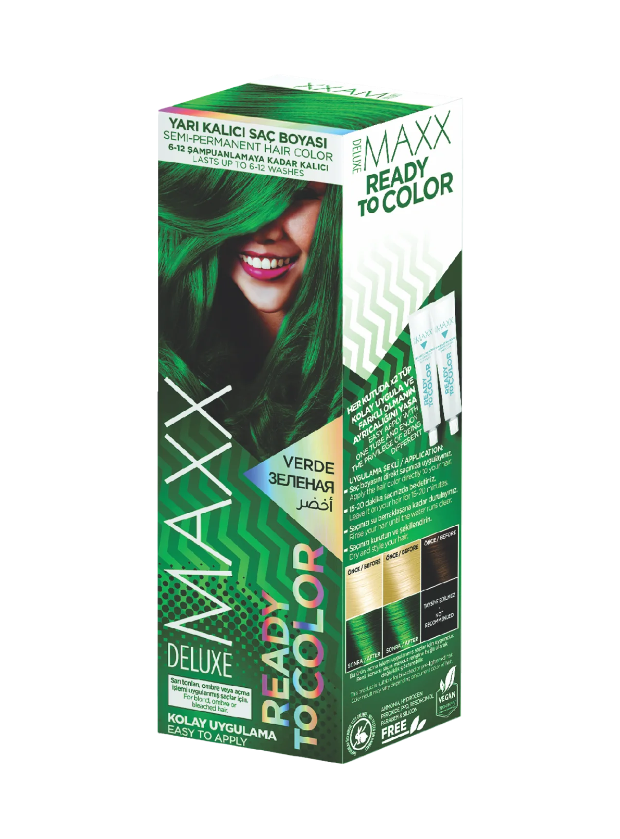 MAXX DELUXE READY COLOR თმის ტონიკი 100 მლ