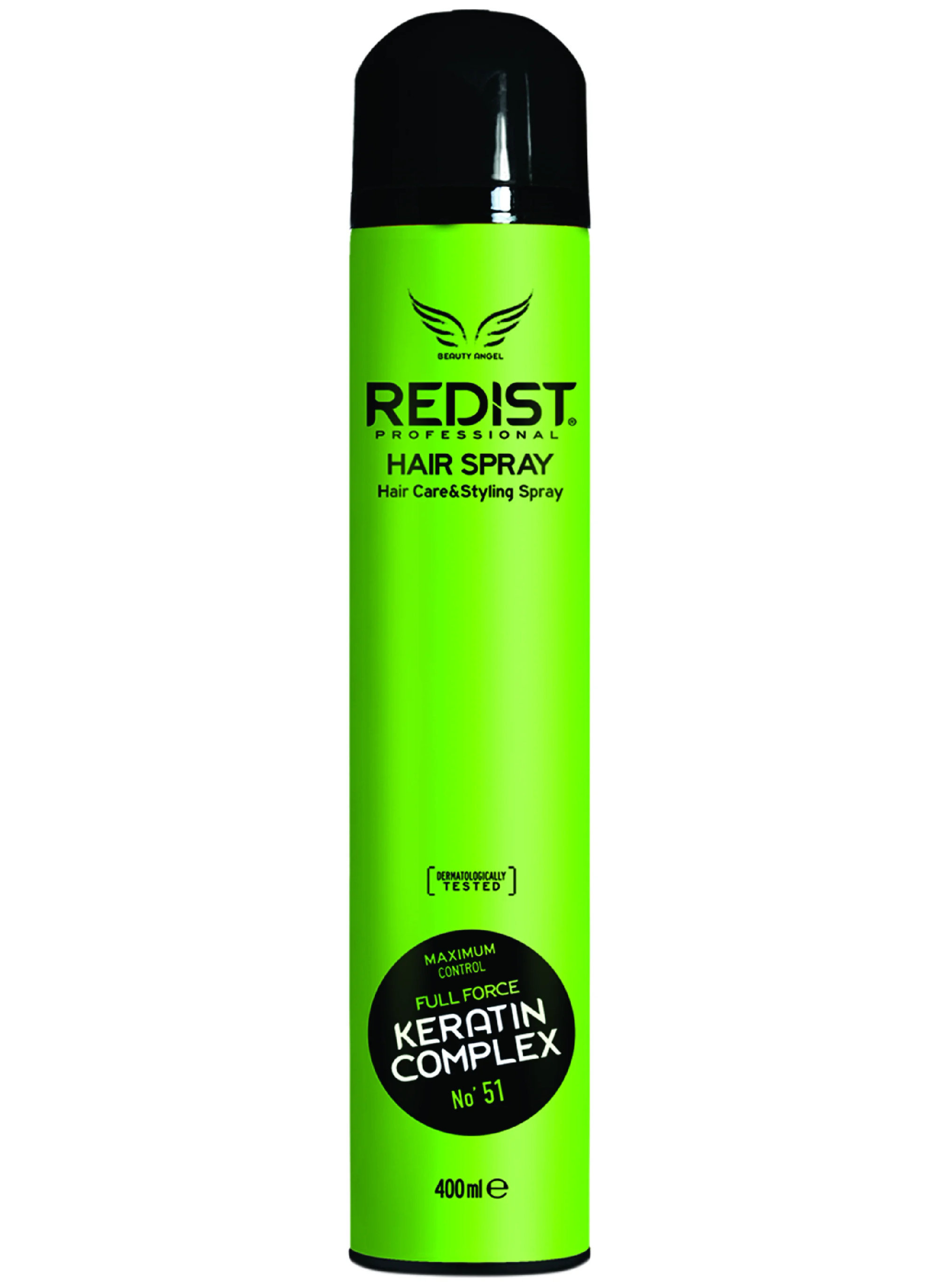 REDIST თმის ლაქი, ძლიერი ფიქსაცია, კერატინის კომპლექსი Full Force 400 მლ