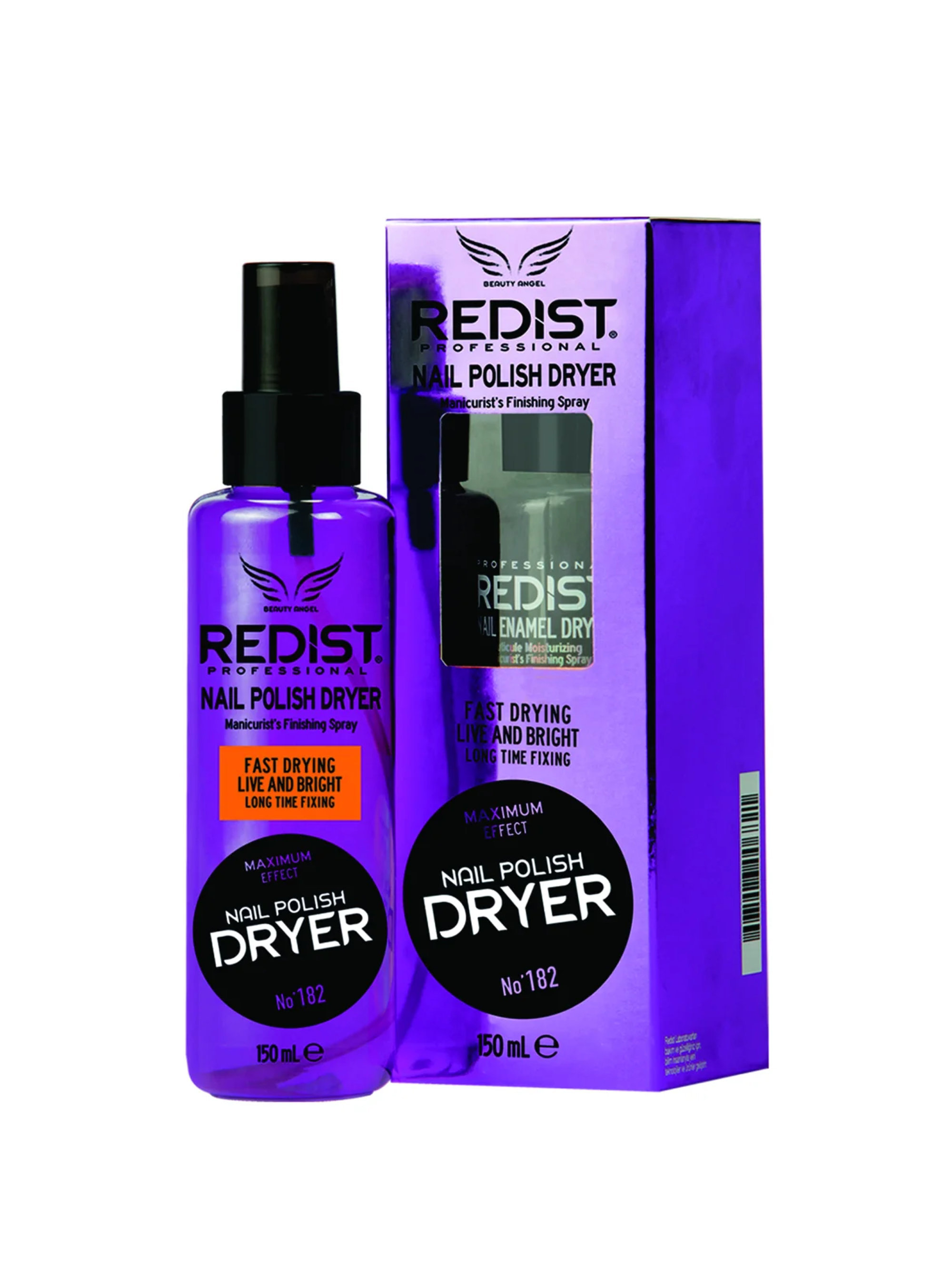 REDIST NAIL POLISH DRYER ლაქის საშრობი სპრეი 150 მლ
