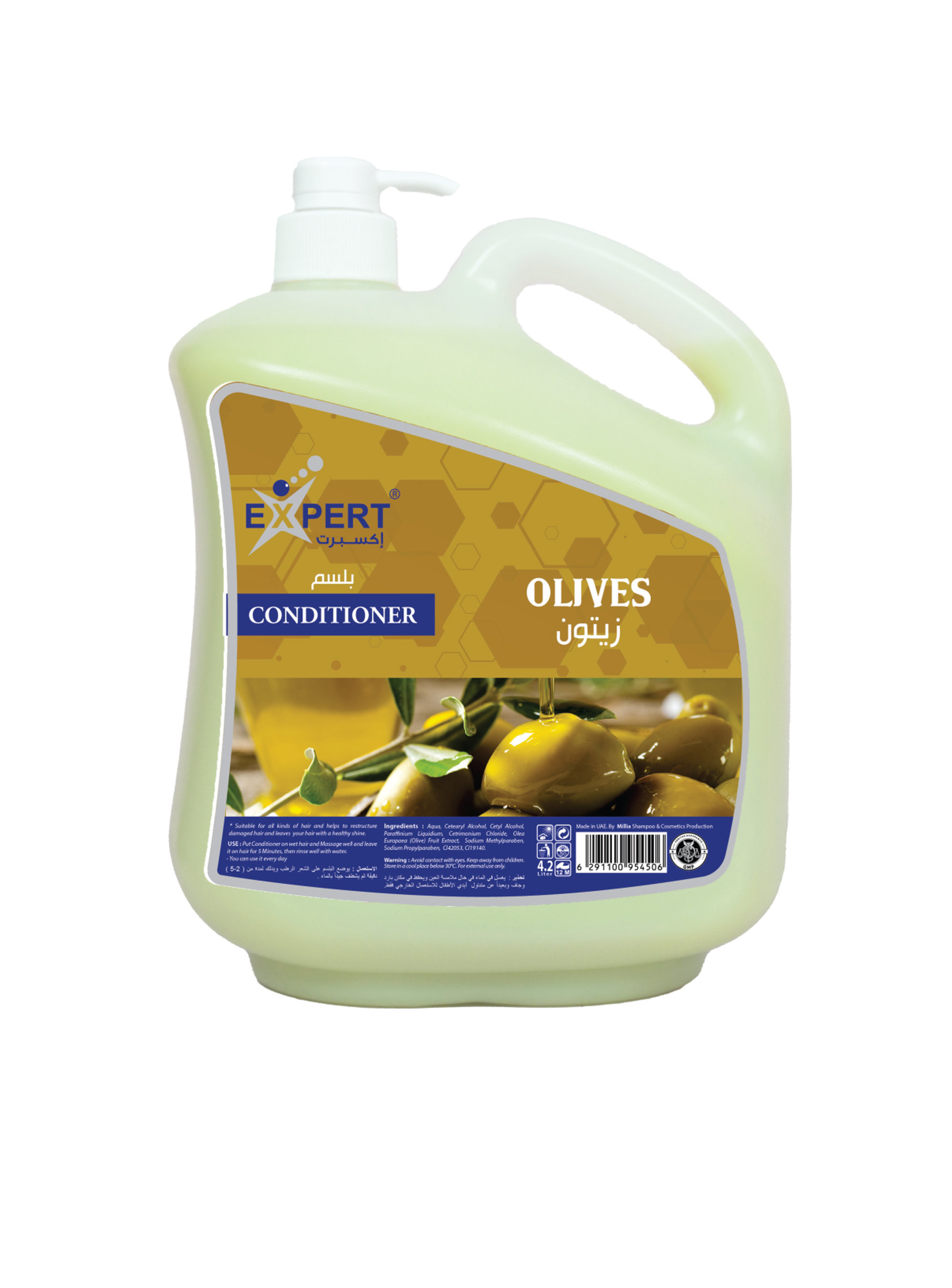 EXPERT CONDICIONER OLIVE თმის კონდიციონერი ზეთის ხილის ექსტრაქტით 4,2 ლტ