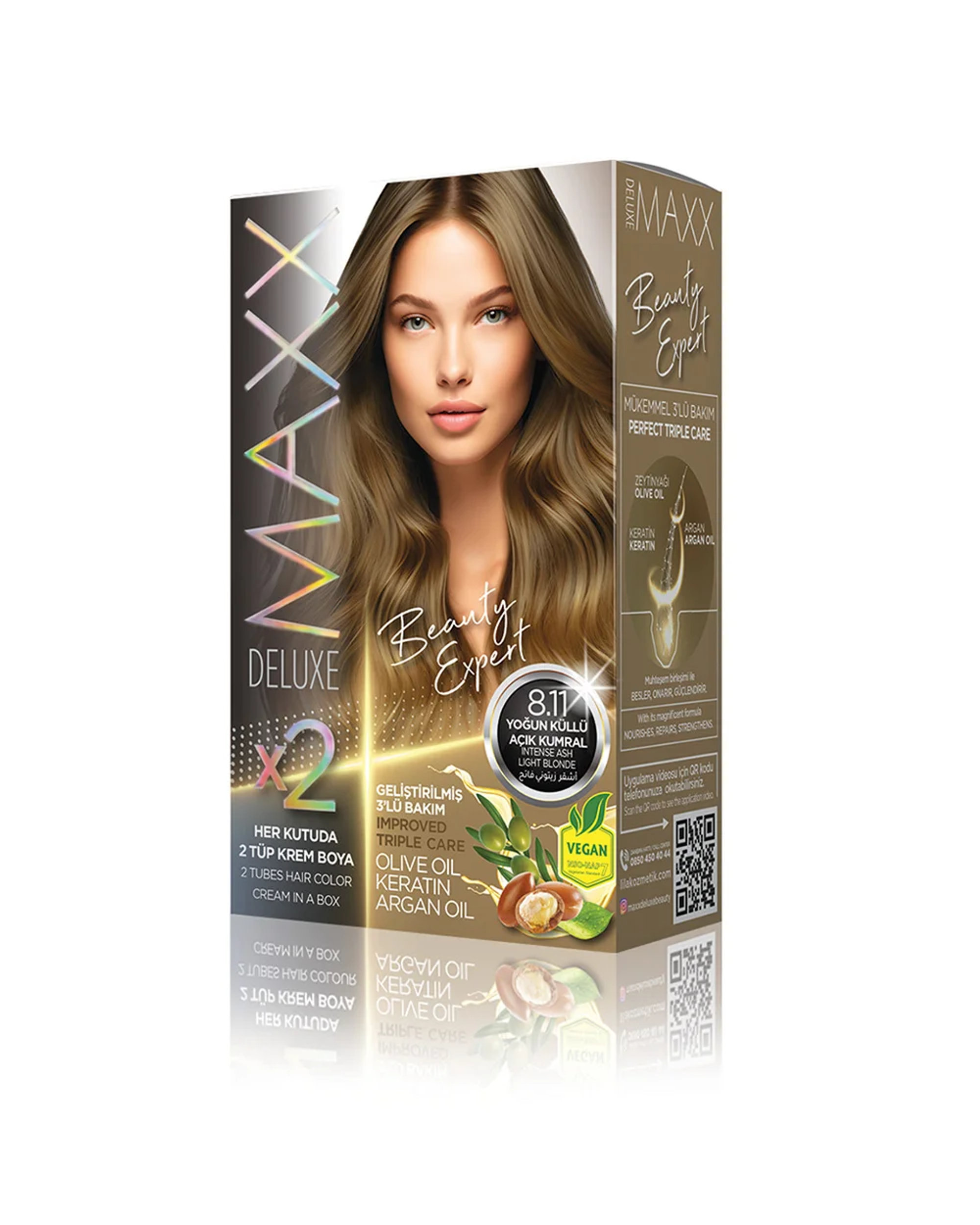 MAXX DELUXE BEAUTY EXPERT თმის სარებავი