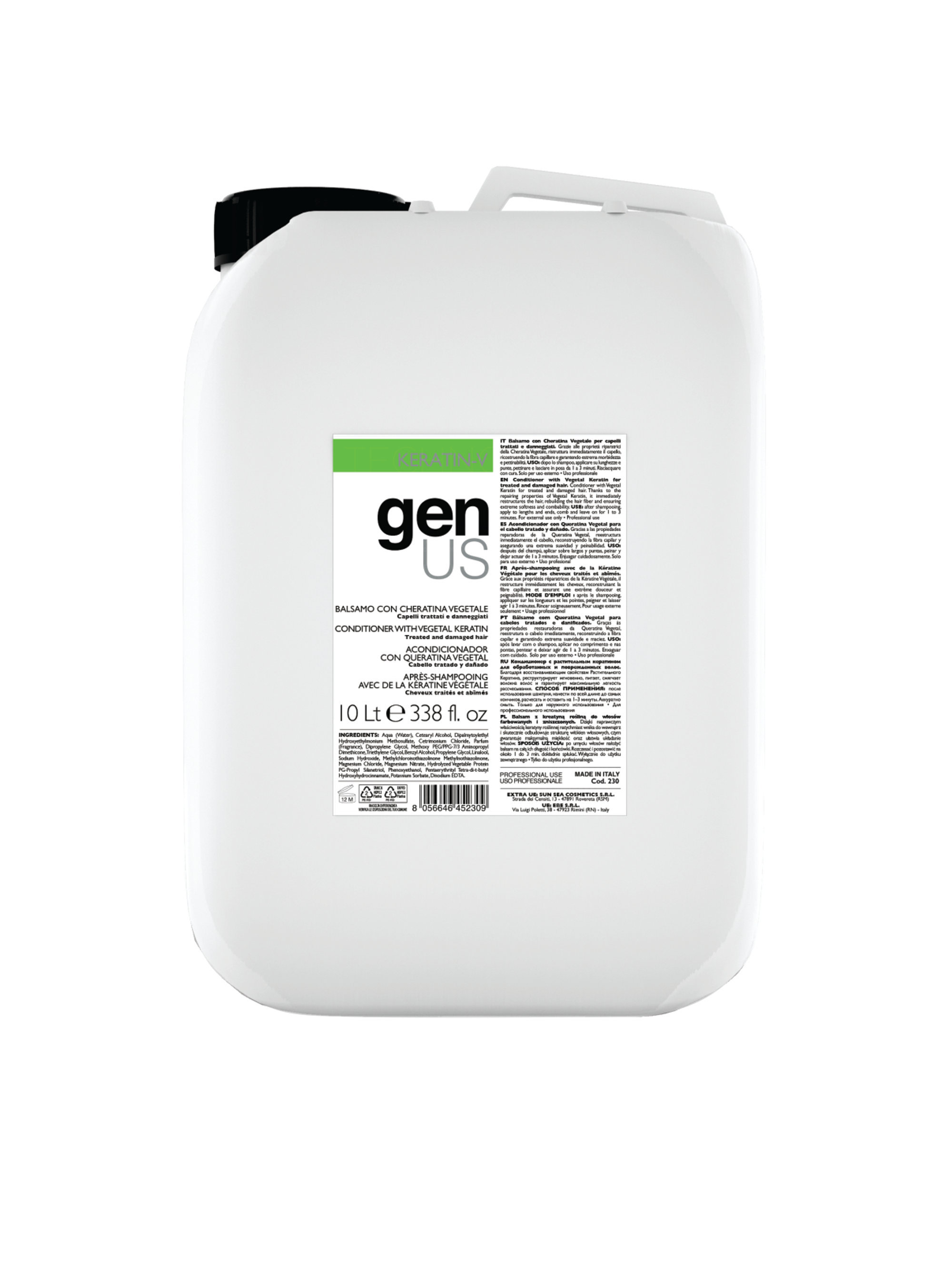 GENUS VEGETABLE თმის ბალზამი 10 ლტ