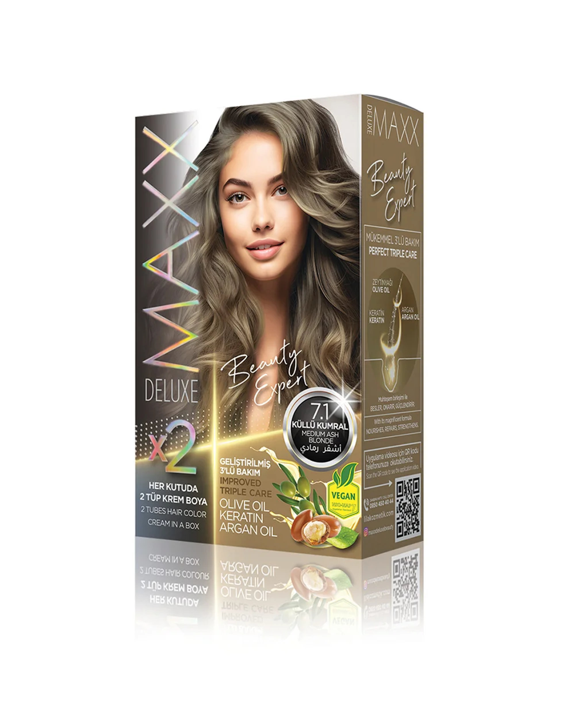 MAXX DELUXE BEAUTY EXPERT თმის სარებავი